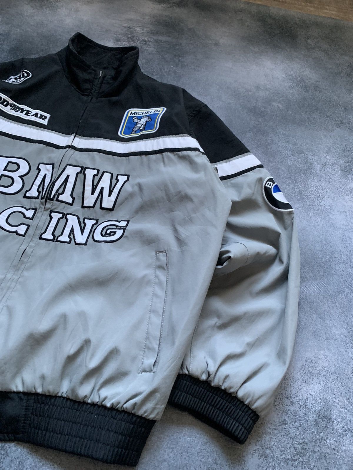 BMW × Vintage BMW RACING Bomber Jacket Michelin 2-Sided Size US M / EU 48-50 / 2 - 3 Thumbnail