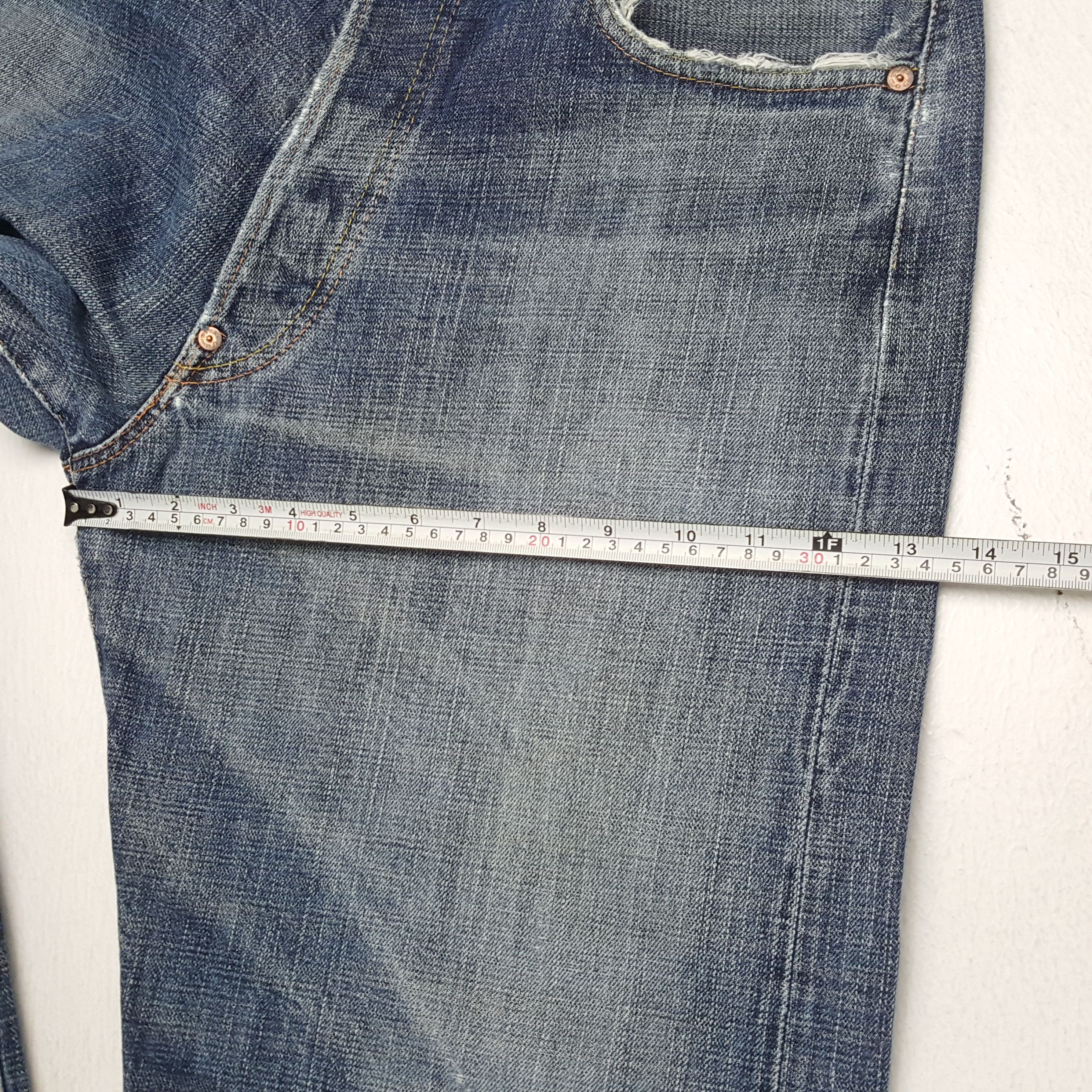 Evisu × Japanese Brand × Vintage Vintage EVISU Japanese Brand Daicock Custom Distressed Jean Size US 32 / EU 48 - 9 Thumbnail