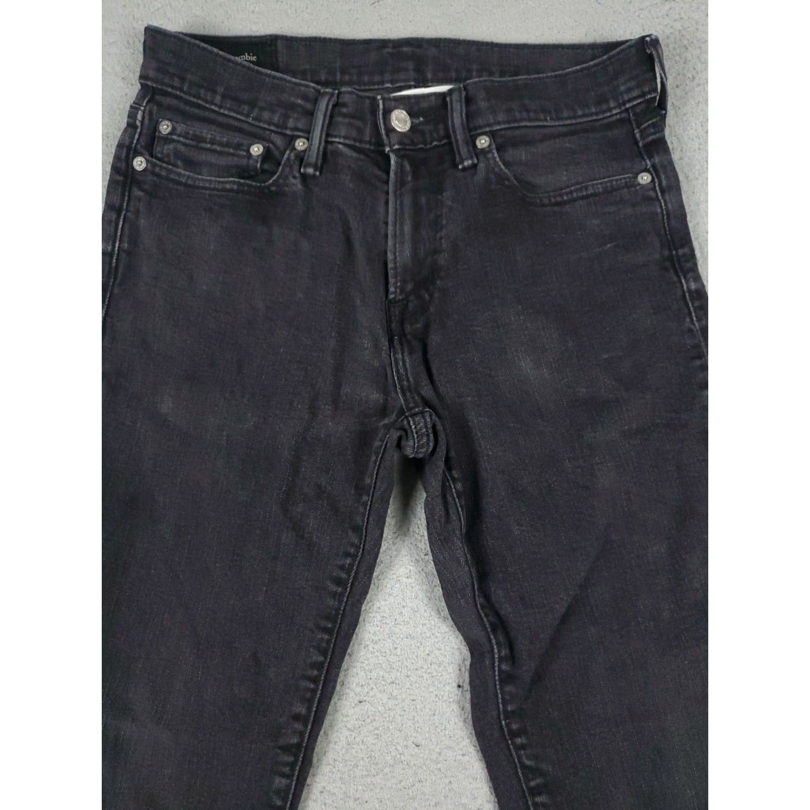 Abercrombie & Fitch Abercrombie & Fitch Gray Mens Straight Leg Skinny Jeans Pants 29x32 Size US 29 - 2 Thumbnail