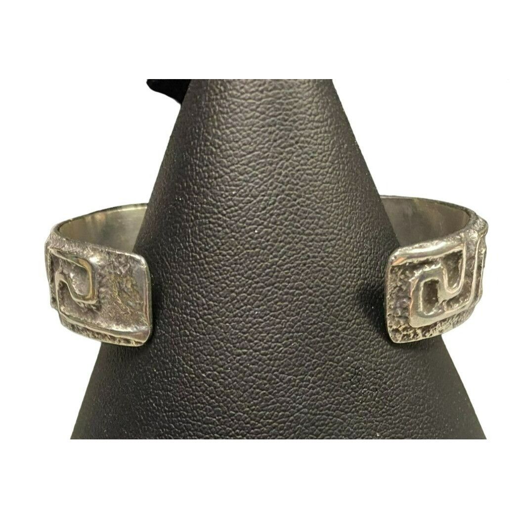 Other Signed Ray Adakai Sterling Silver 925 Navajo Cuff Bracelet Size ONE SIZE - 2 Thumbnail
