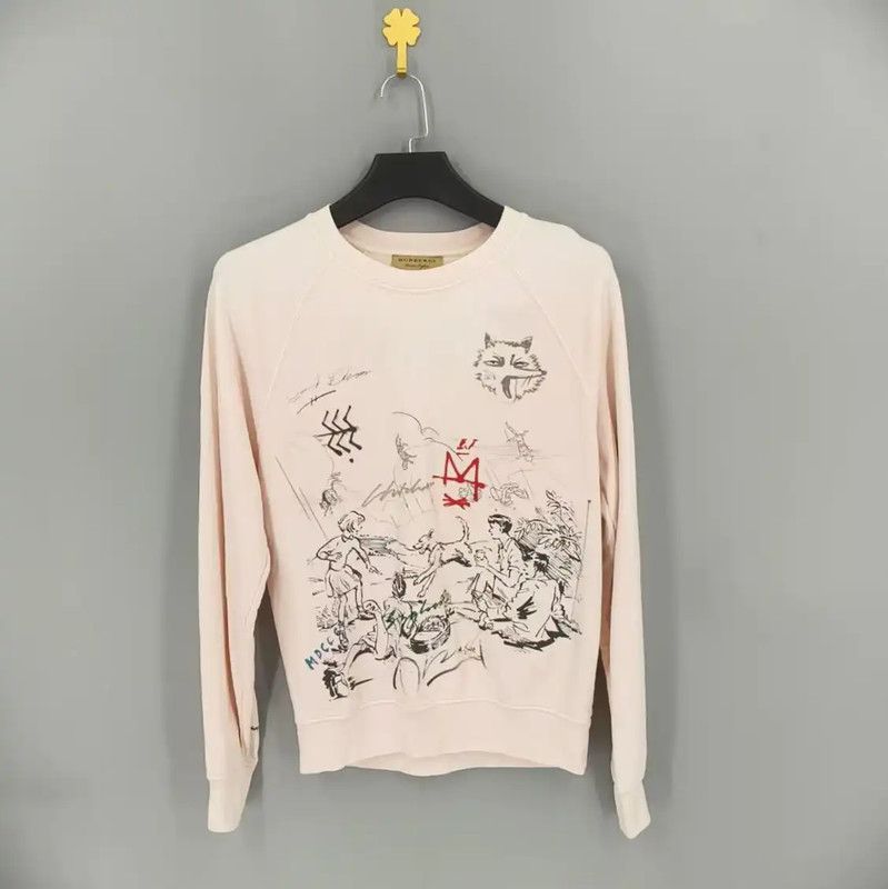 Burberry Burberry Pink Cotton Women's Sweatshirt Size XS / US 0-2 / IT 36-38 - 1 Thumbnail
