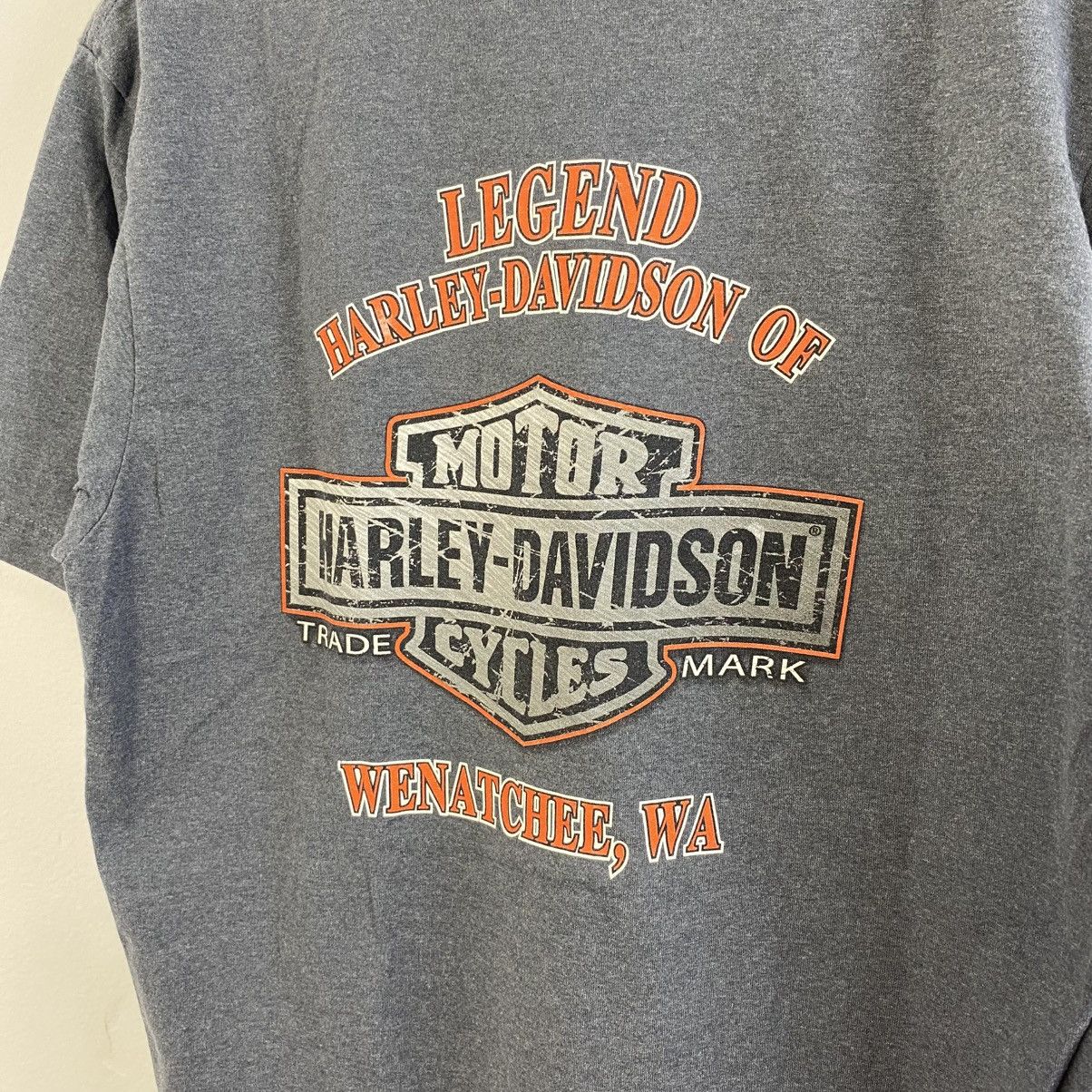 Harley Davidson Vintage Harley Davidson T Shirt L Wenatchee Washington Size US L / EU 52-54 / 3 - 2 Thumbnail