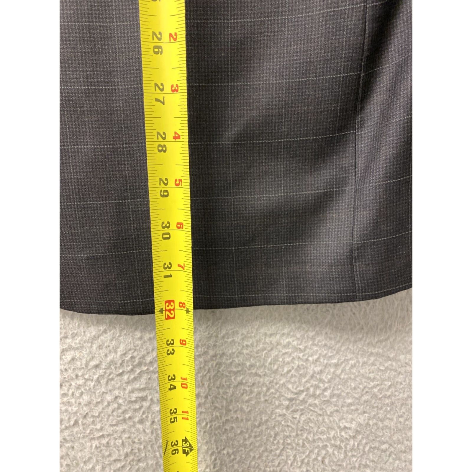Vintage VINTAGE Todays Man Gian Wool Blazer Jacket Sport Coat Men 44 Black Check Tuxedo Italy Size 44R - 6 Thumbnail
