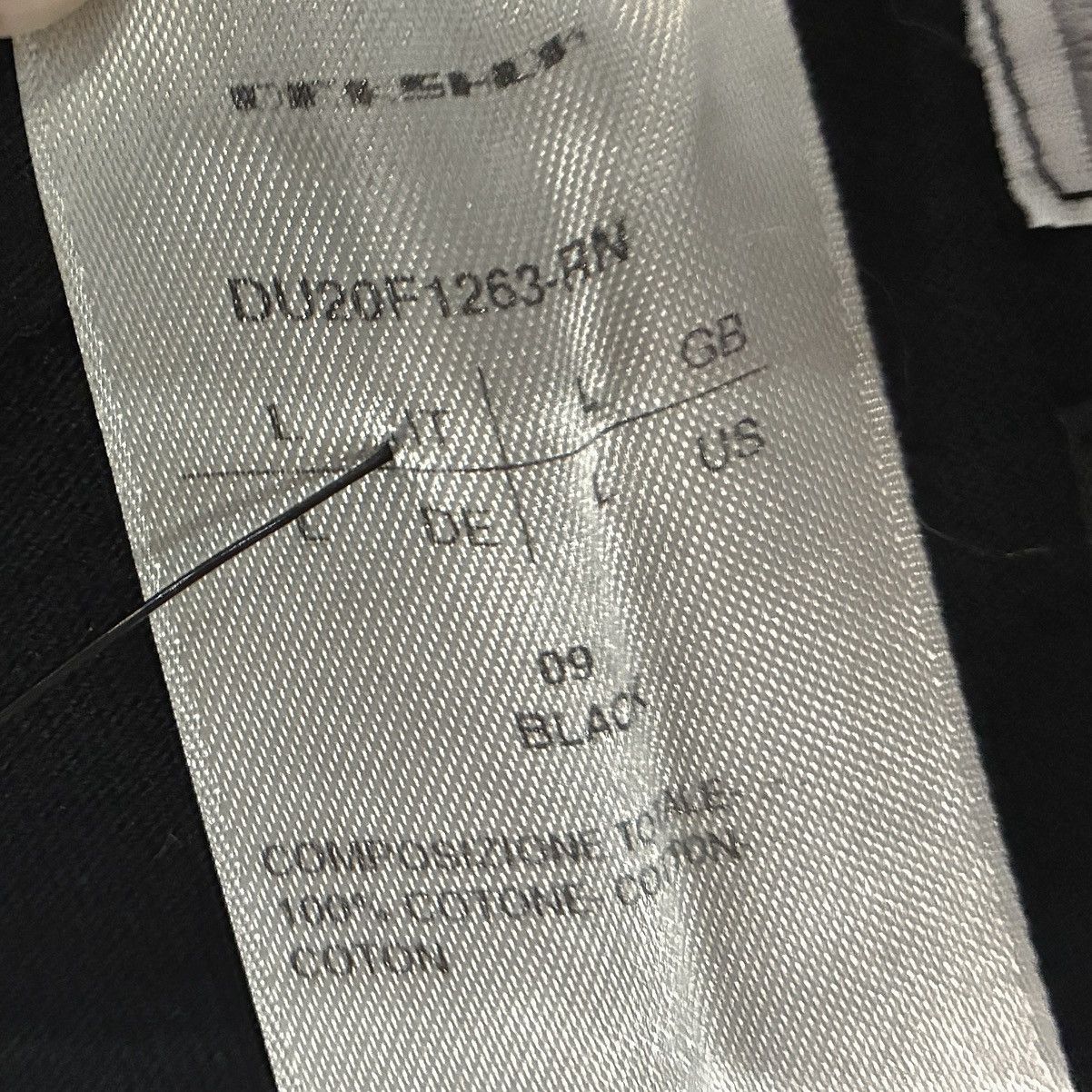 Rick Owens Drkshdw Rick Owens DRKSHDW Vega Combo Long Sleeve Tee/Sweatshirt - L Size US L / EU 52-54 / 3 - 7 Thumbnail