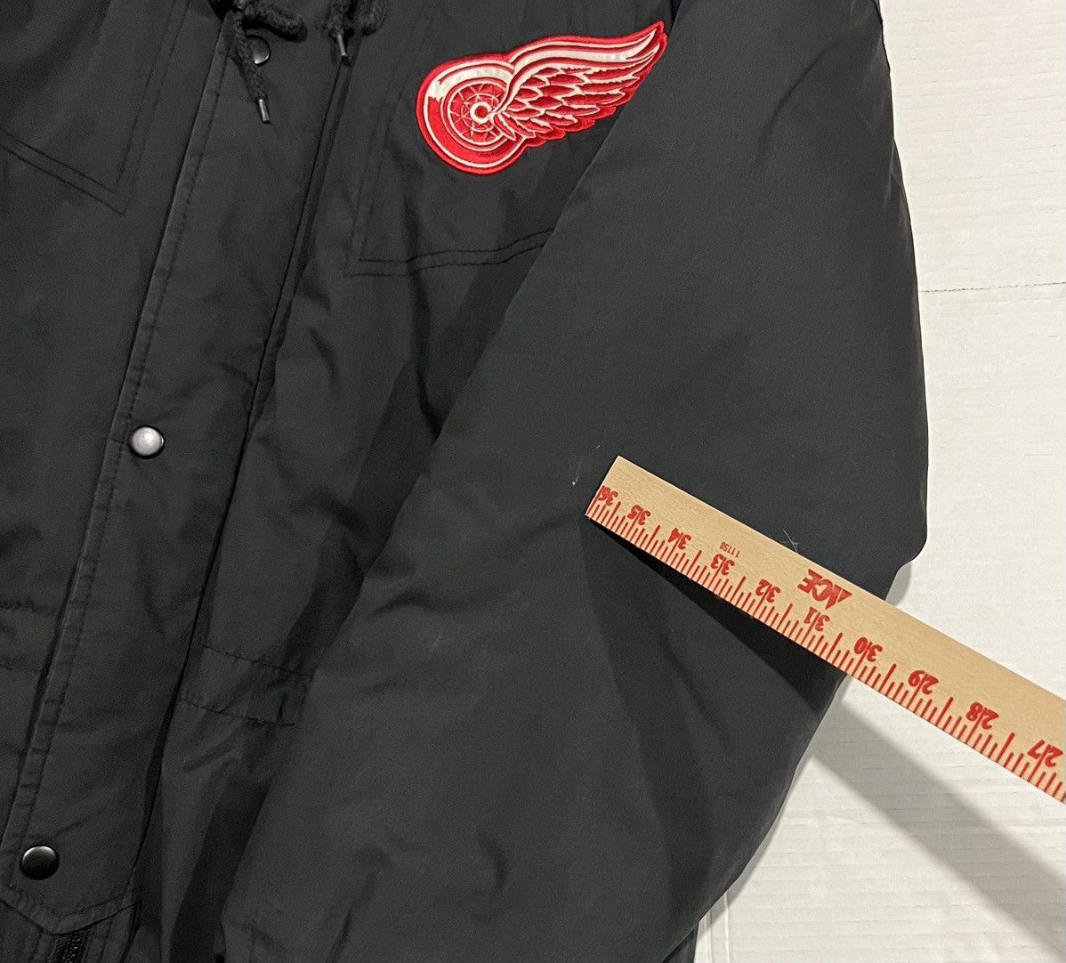 Vintage Vintage Detroit Red Wings Fans Gear M Long Jacket Coat Parka Size US M / EU 48-50 / 2 - 8 Thumbnail