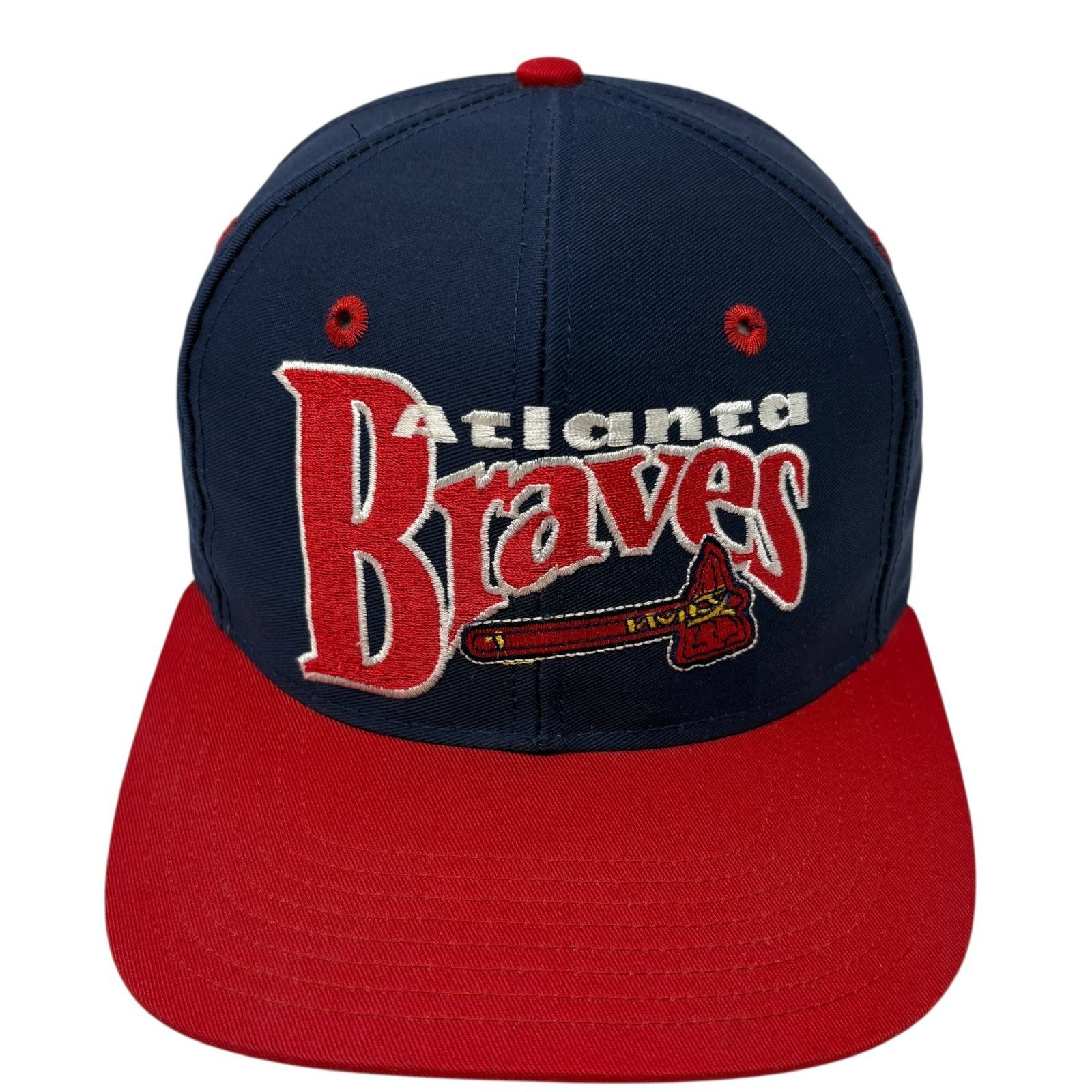The Game Vintage Atlanta Braves The Game MLB Baseball Hat Tomahawk Fi Size ONE SIZE - 1 Thumbnail