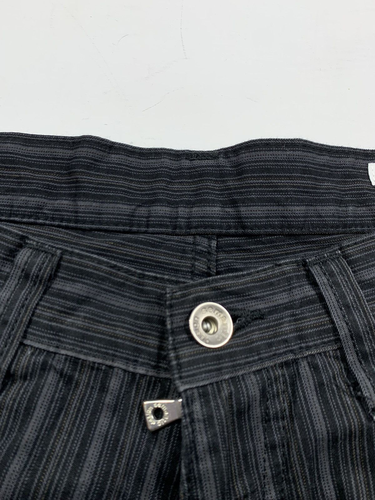 If Six Was Nine Japan Semantic design Stripe flare pants Size US 31 - 3 Thumbnail