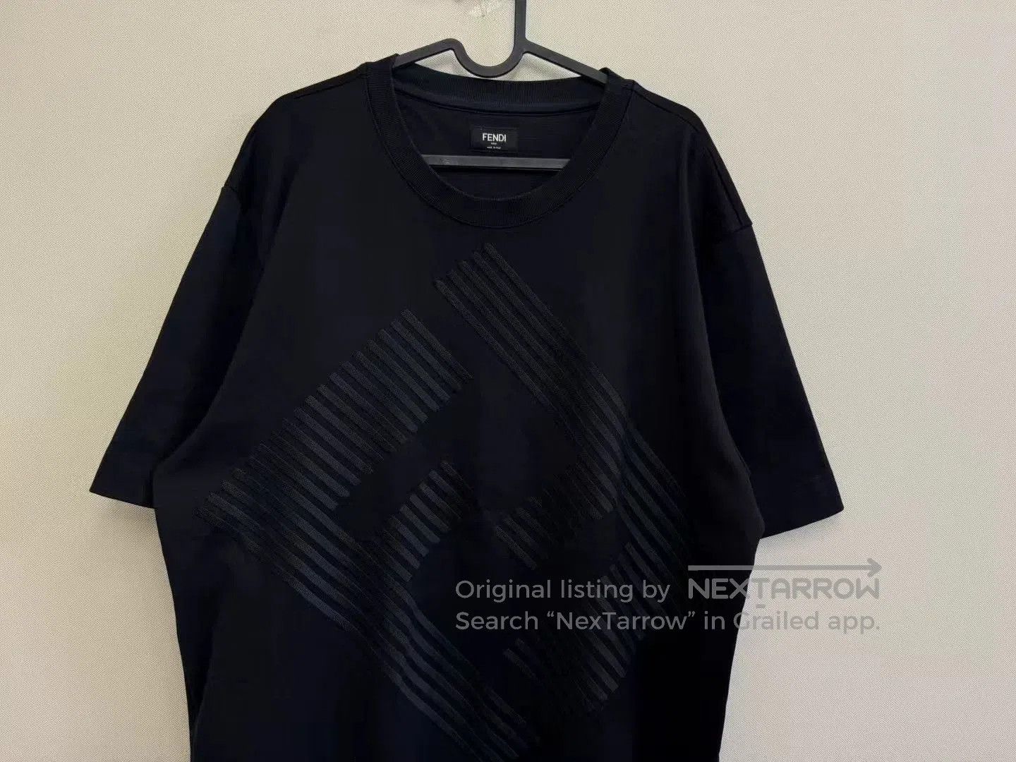Fendi fendi black ff logo short sleeve shirt. Size US XL / EU 56 / 4 - 2 Thumbnail