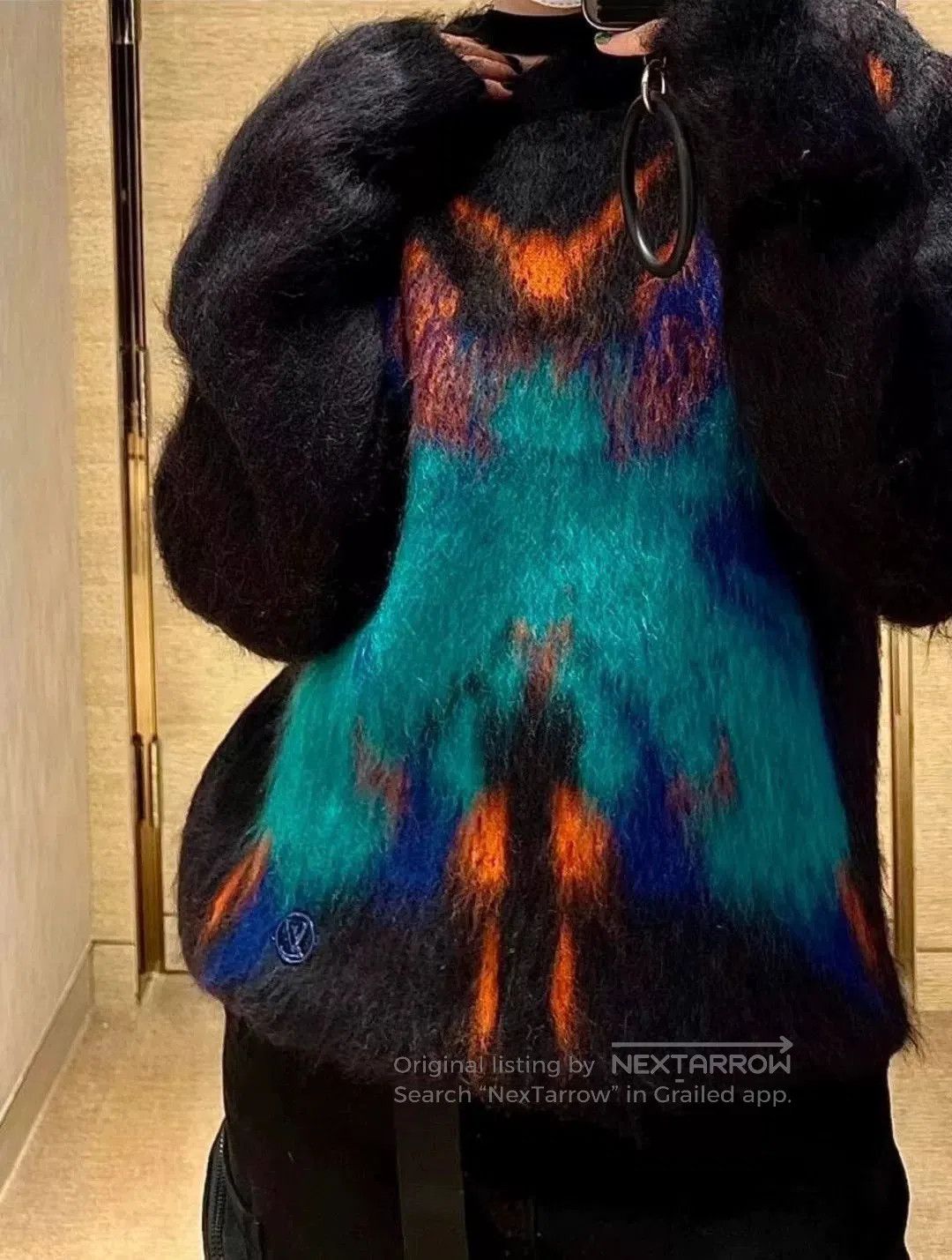 Louis Vuitton Louis Vuitton Graffiti Butterfly Intarsia Sweater. Size US M / EU 48-50 / 2 - 4 Thumbnail