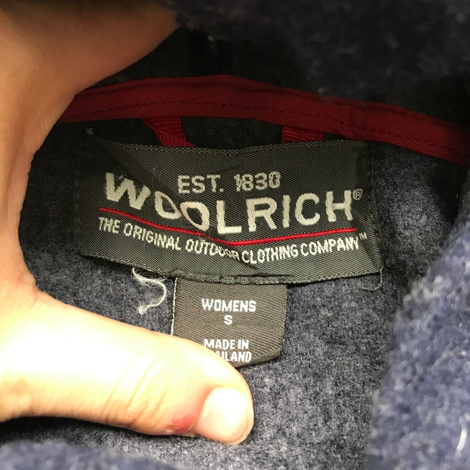 Other Woolrich Duffle Coat Jacket Hoodie Women Small S Toggle Blue Size S / US 4 / IT 40 - 3 Thumbnail