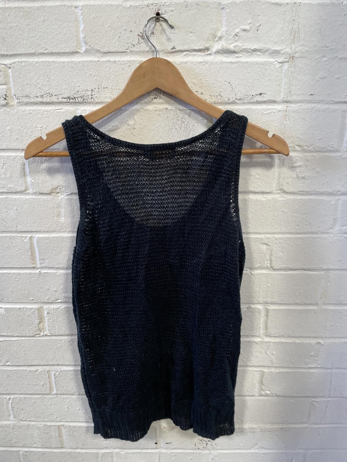 Polo Ralph Lauren Polo Ralph Lauren Black Knit Tank Top Size S / US 4 / IT 40 - 4 Thumbnail