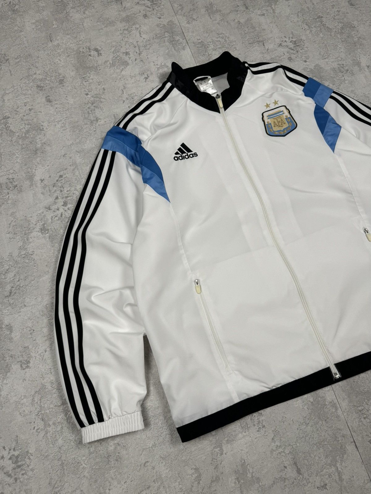 Vintage Adidas Argentina Soccer Track Jacket Size XL