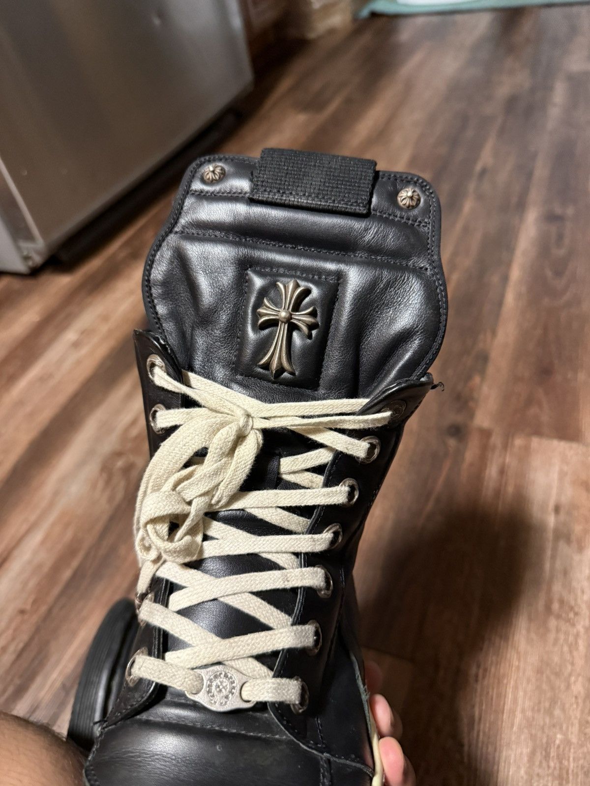 Chrome Hearts × Rick Owens Chrome Hearts Rick Owens Geo Baskets Size US 10 / EU 43 - 15 Thumbnail