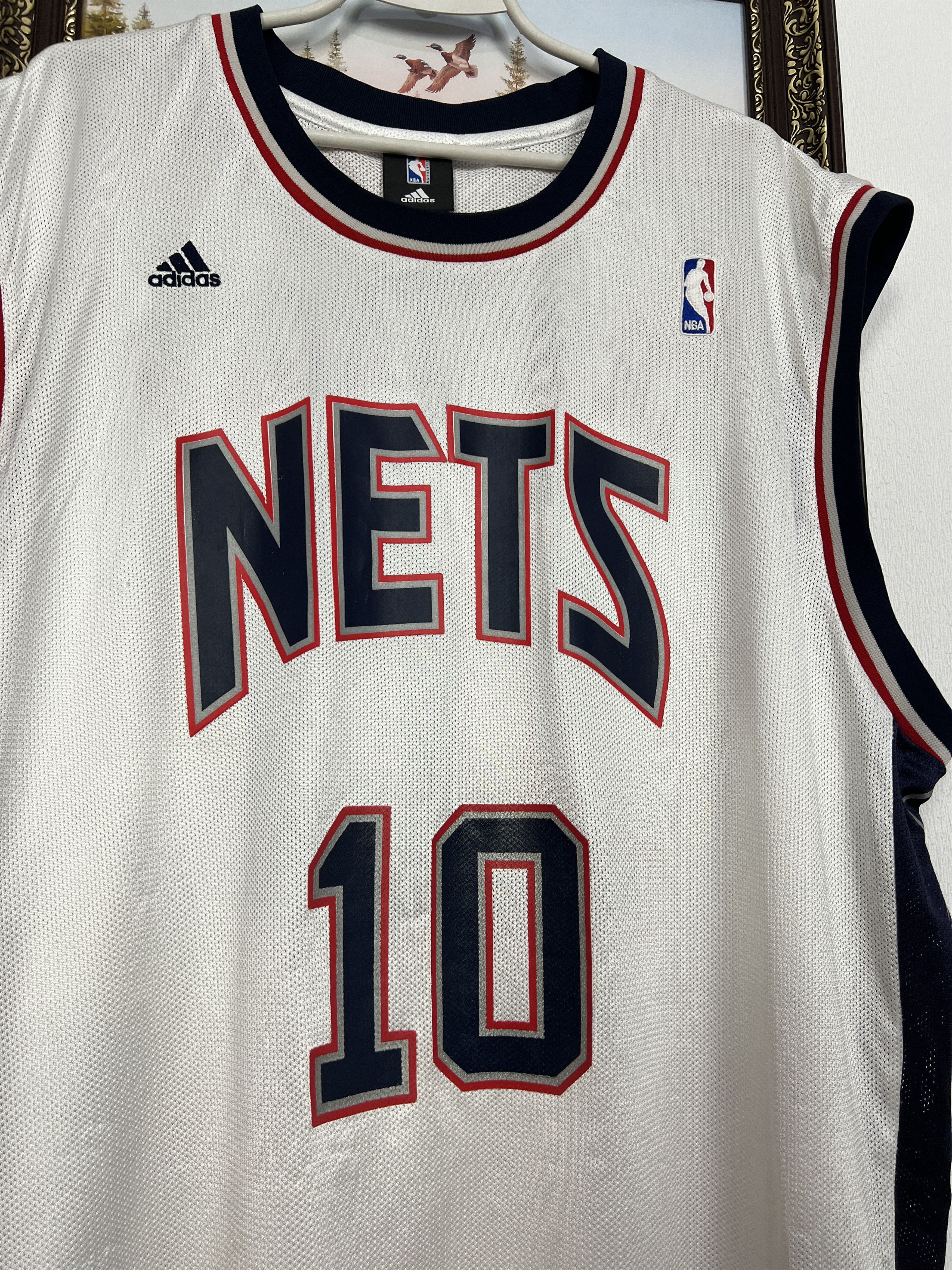 Adidas Vintage NBA New Jersey Nets #10 Armstrong Jersey Trikot Size US XXL / EU 58 / 5 - 3 Thumbnail