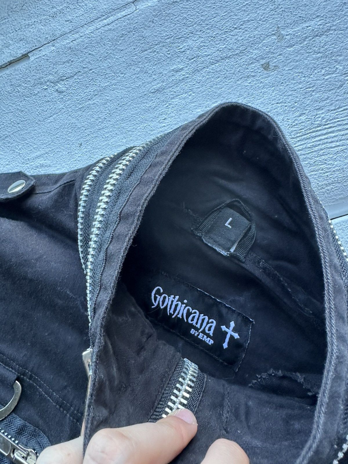 Other 🚨GOTHICANO PUNK OPIUM ZIPPER BONDAGE JACKET OWENS ISSEY Size US M / EU 48-50 / 2 - 7 Thumbnail
