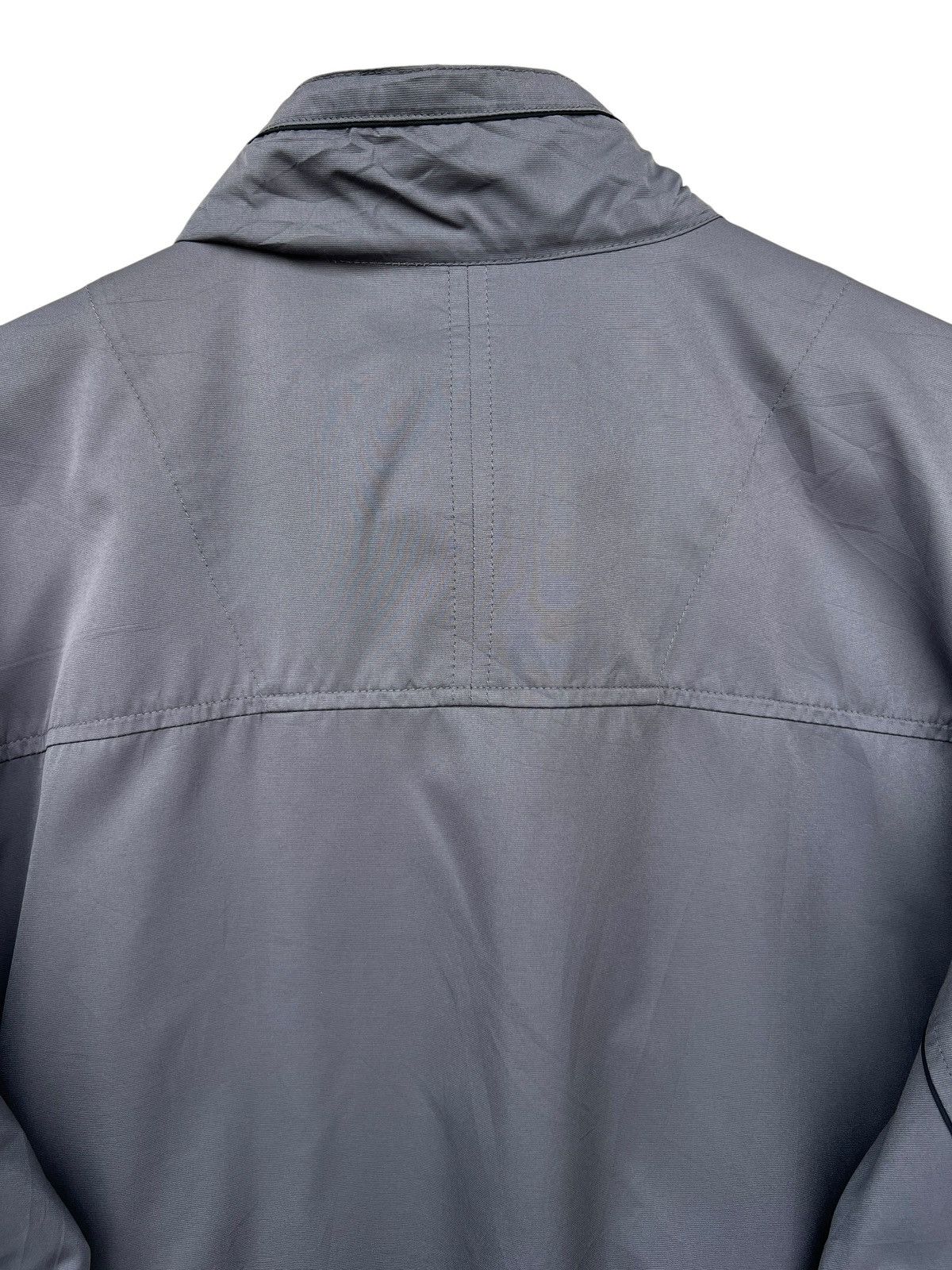 Nike × Vintage Vintage Y2K Nike Zipper Small Swoosh Grey Jacket Size US XL / EU 56 / 4 - 6 Thumbnail