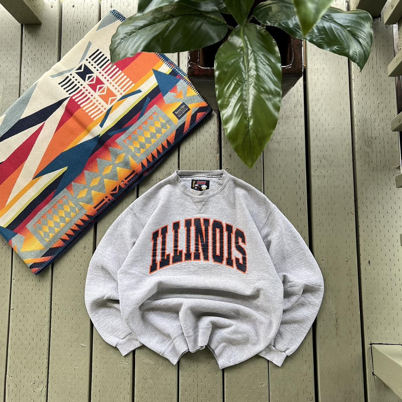 Soffe Vintage University Of Illinois Fighting Crewneck Sweatshirt Size US XL / EU 56 / 4 - 1 Thumbnail