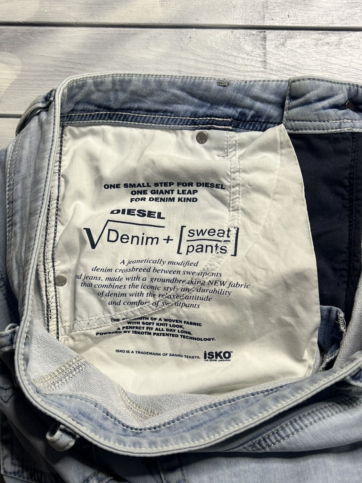 Diesel Rare Vintage Denim Pants Diesel Luxury Avant-Garde Style Y2K Size US 32 / EU 48 - 11 Thumbnail