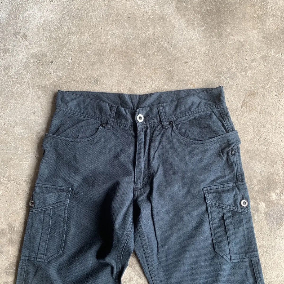 Japanese Brand Double Edge Bondage Style Slim Fit Pants 31x31 Nice Design Size US 31 - 3 Thumbnail