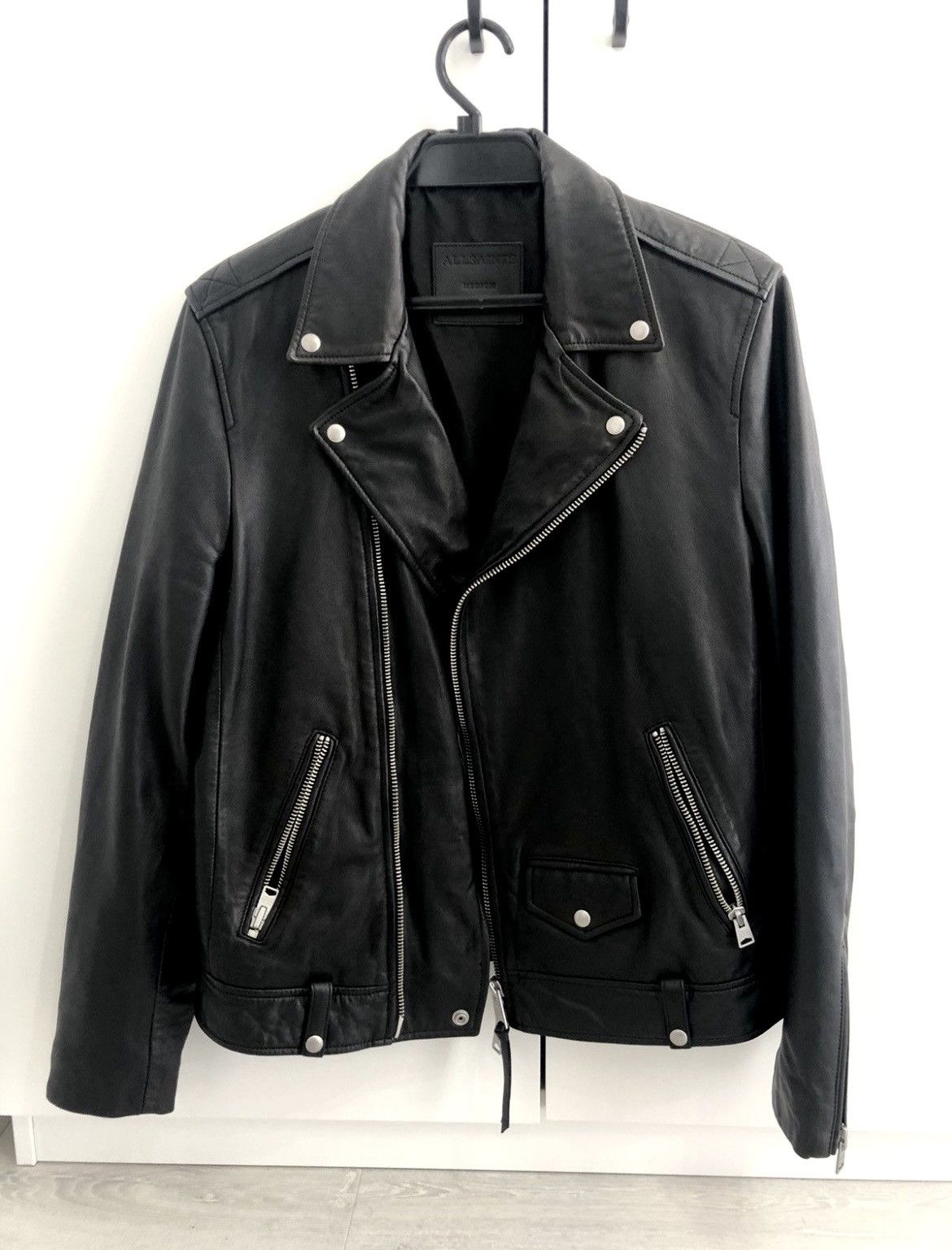 Allsaints Allsaints Milo Biker Leather Jacket Size US M / EU 48-50 / 2 - 1 Thumbnail