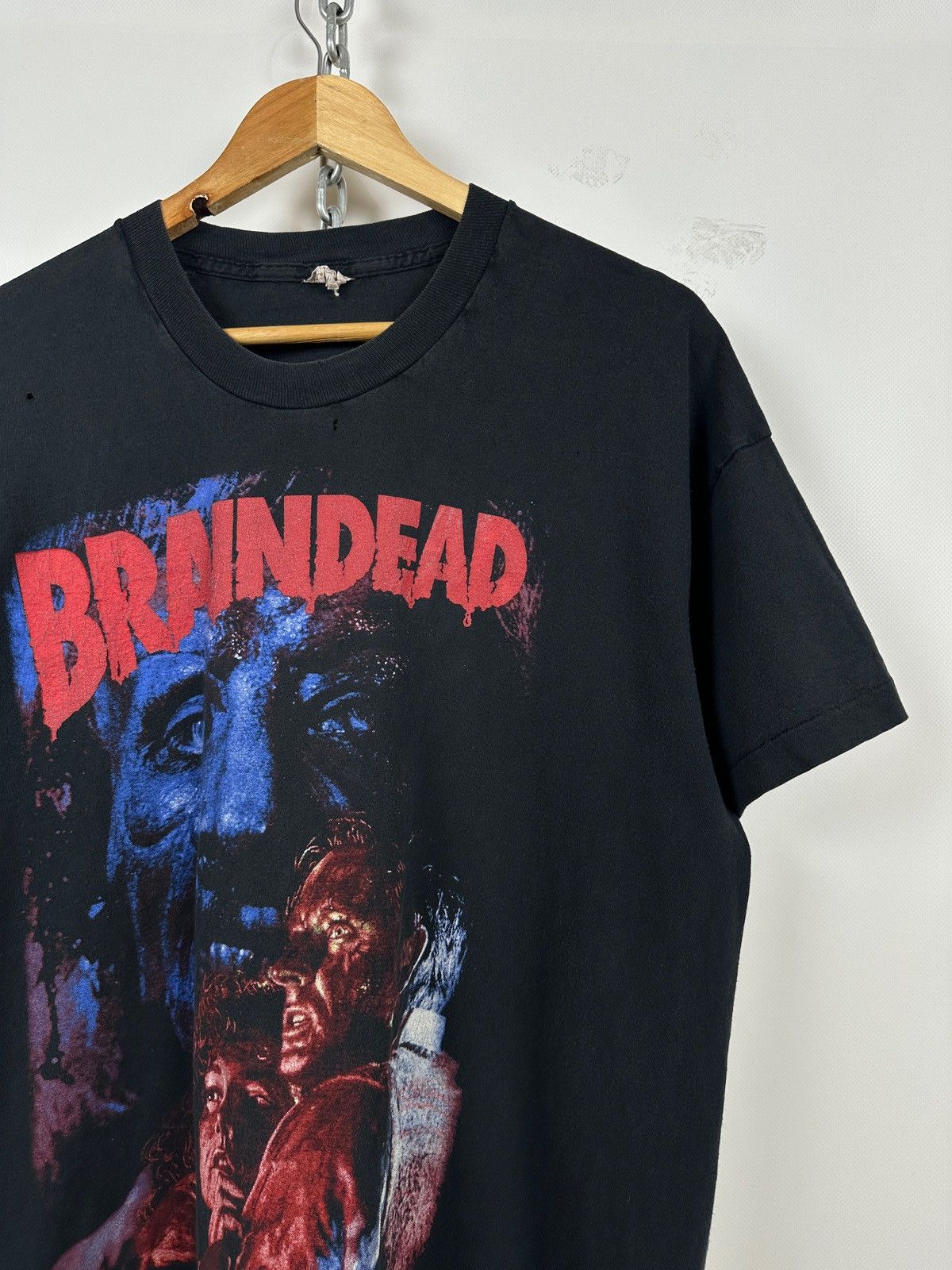 Vintage 1992 Vintage Braindead aka Dead Alive Peter Jackson T-Shirt Size US XL / EU 56 / 4 - 6 Thumbnail