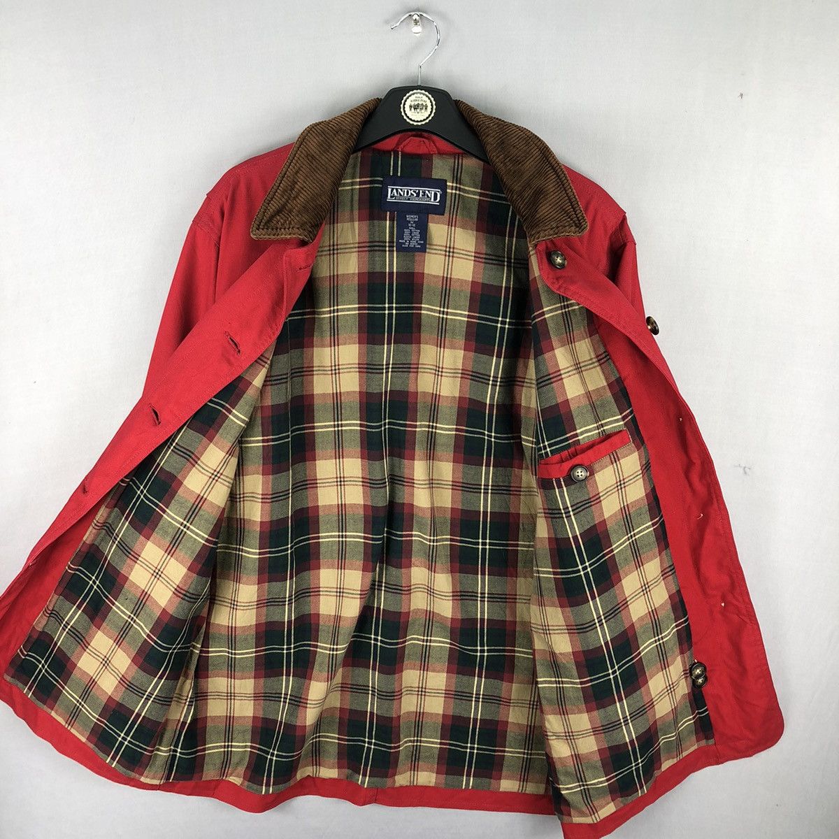 Lands' End Vintage Lands End Duck Canvas Heavy Jacket Workwear Style Size L / US 10 / IT 46 - 7 Thumbnail