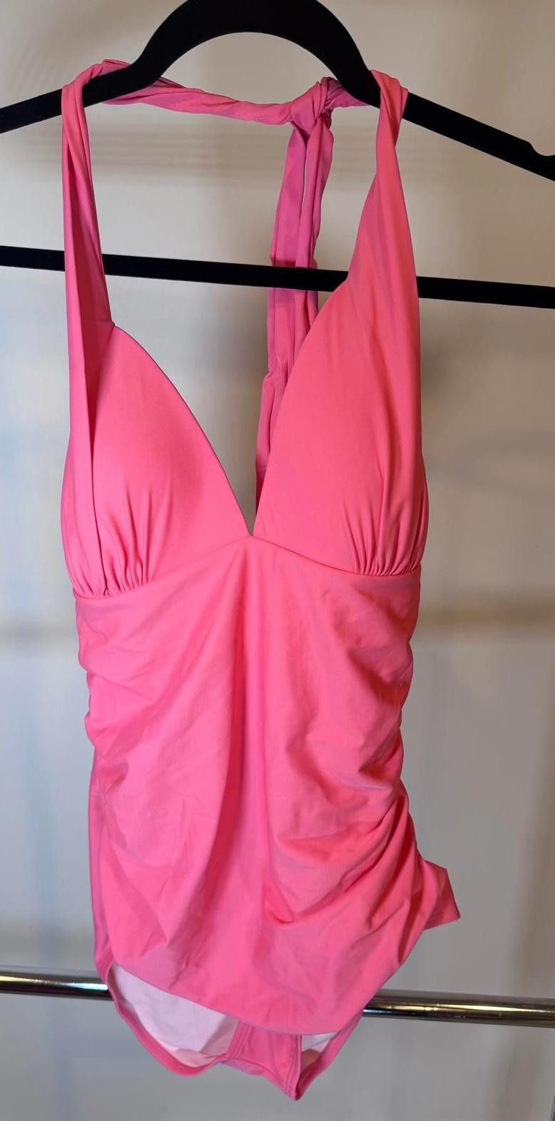 Designer CUPSHE Women's Pink One-Piece Swimsuit, Size L Size ONE SIZE - 1 Thumbnail