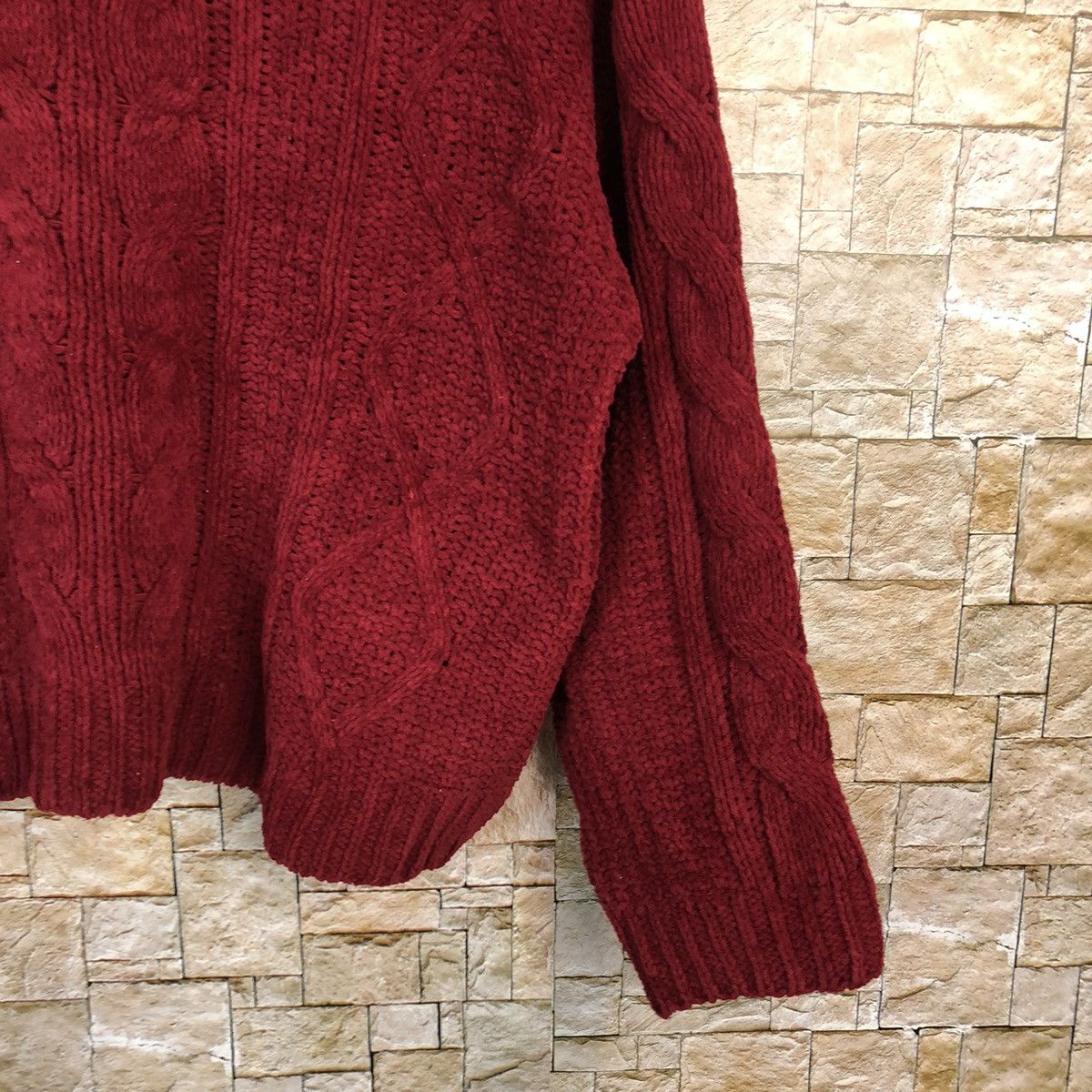 Homespun Knitwear × Japanese Brand Ingni Red japan Knitwear #A1046 Size M / US 6-8 / IT 42-44 - 8 Thumbnail
