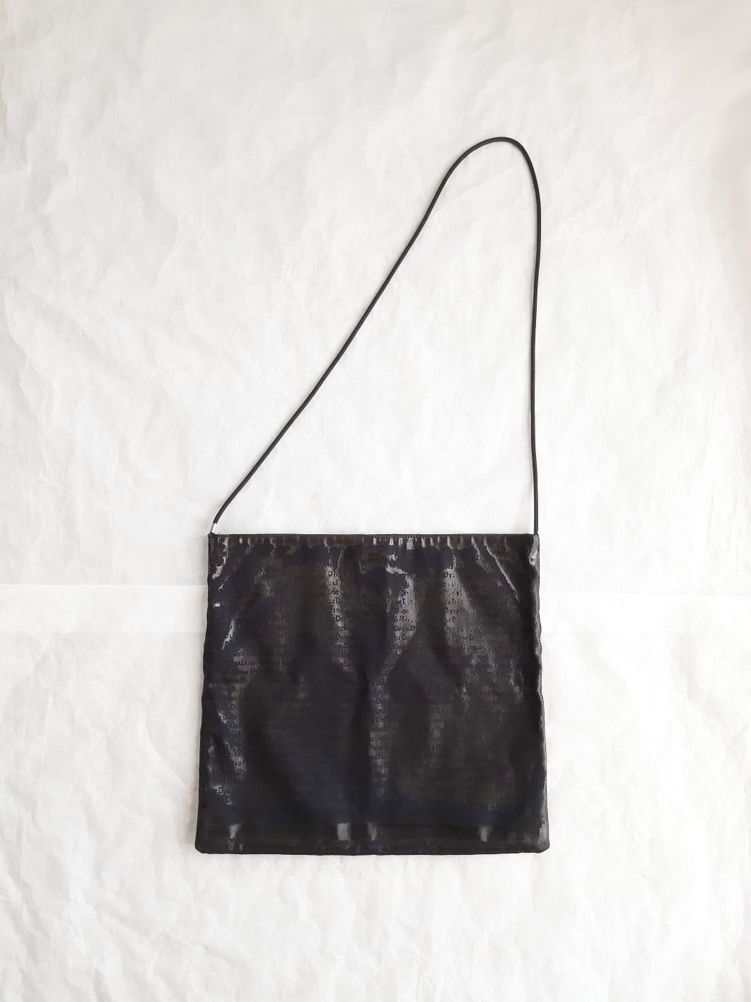 Dior × Hedi Slimane Dior Homme FW03 "Luster" Waxed Monogram Canvas Tote Bag Size ONE SIZE - 2 Thumbnail