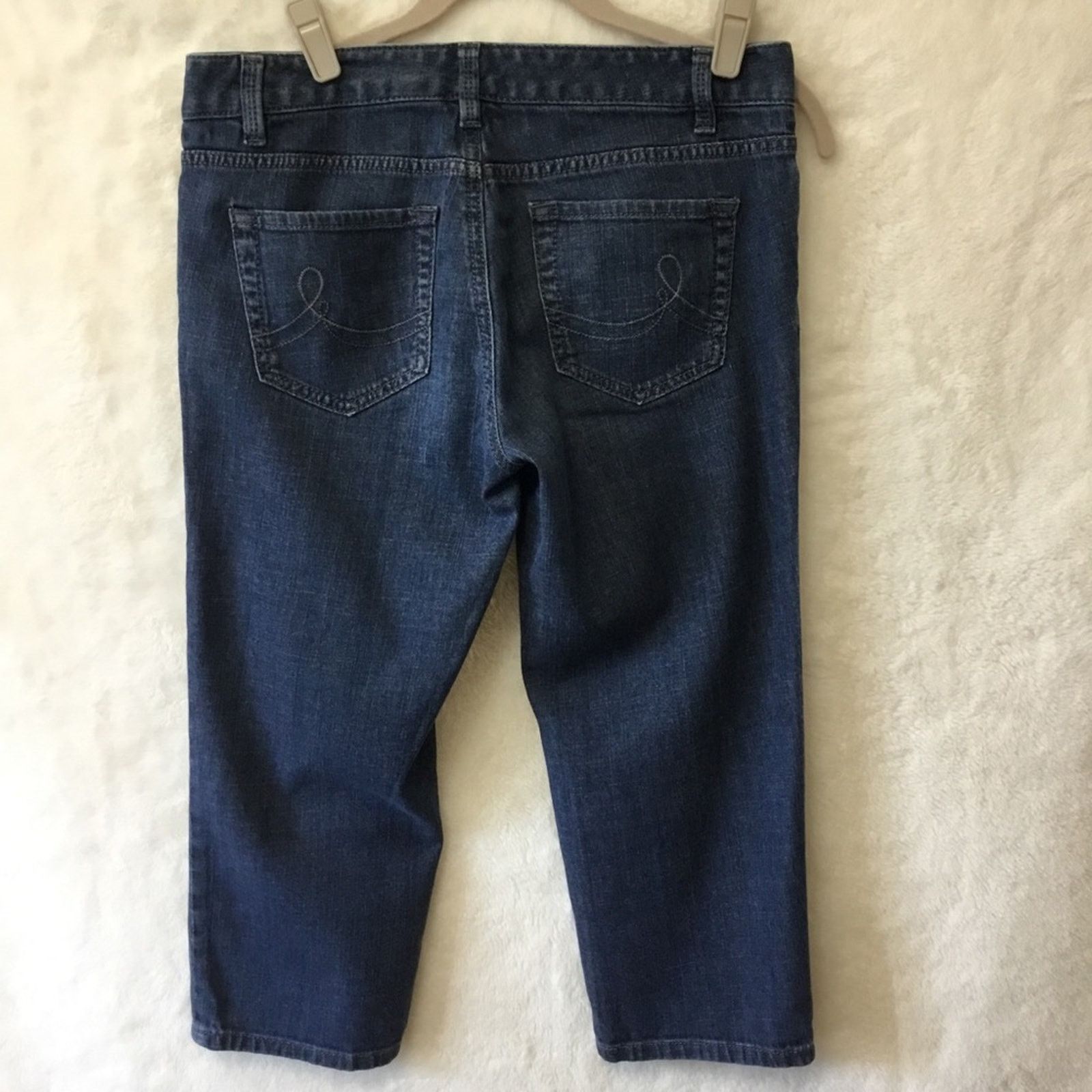 Loft Loft Blue Capri Jeans Size 28" / US 6 / IT 42 - 8 Thumbnail