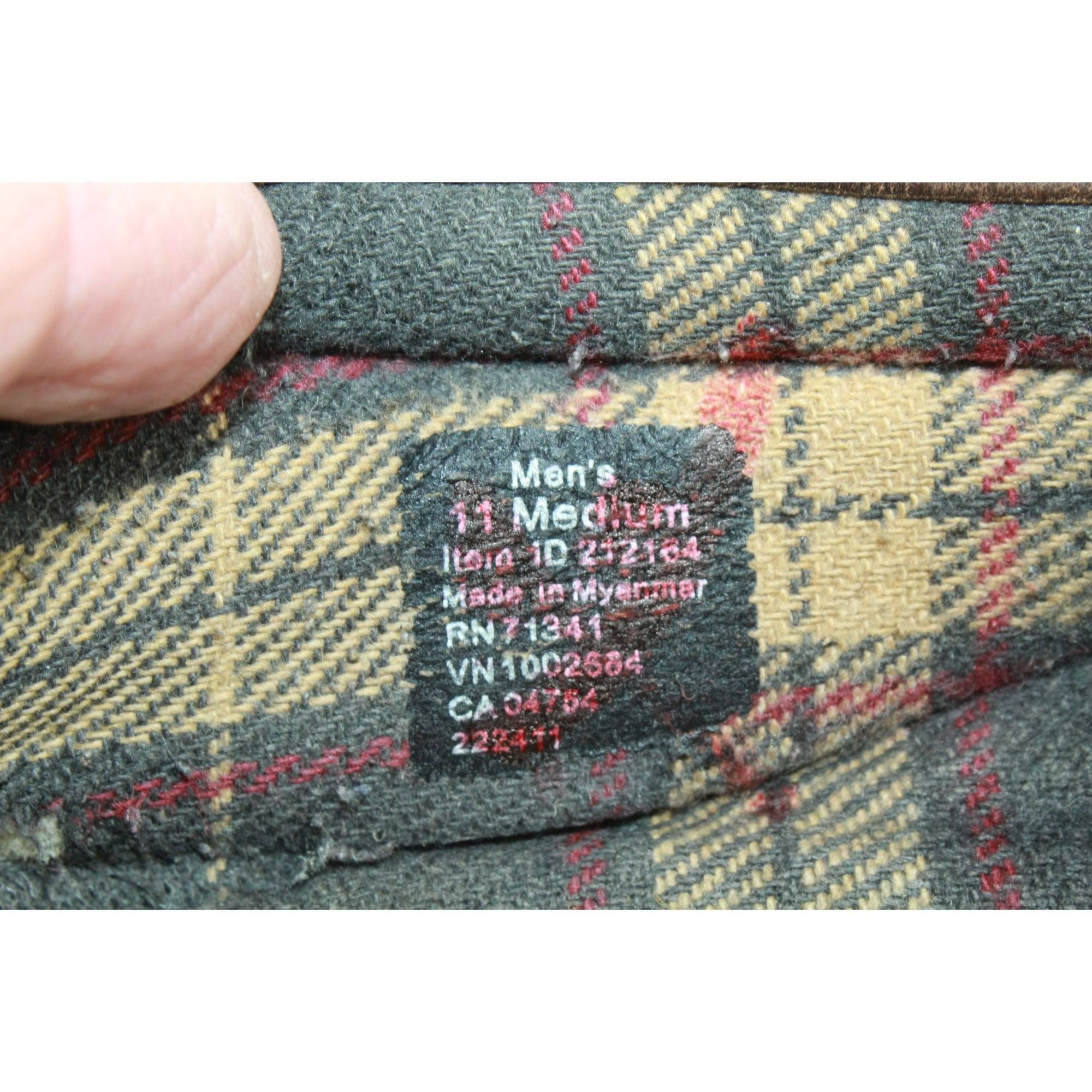 L.L. Bean LL Bean Leather Flannel Lined Slippers Brown Size 11 M Size US 11 / EU 44 - 8 Thumbnail