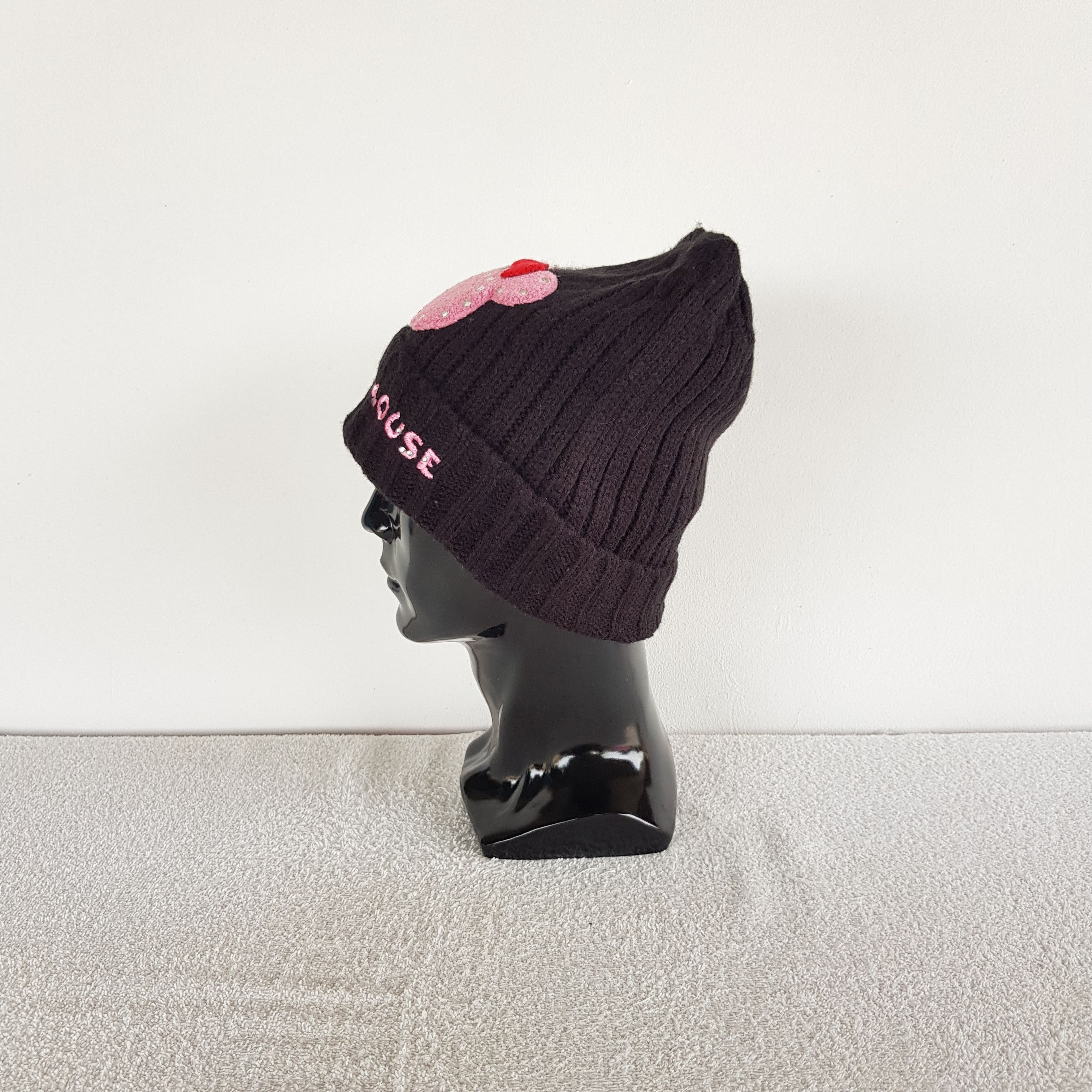 Disney Vintage Minnie Mouse Beanie Y2K Disney Cartoon Snow Caps Hat Size ONE SIZE - 4 Thumbnail