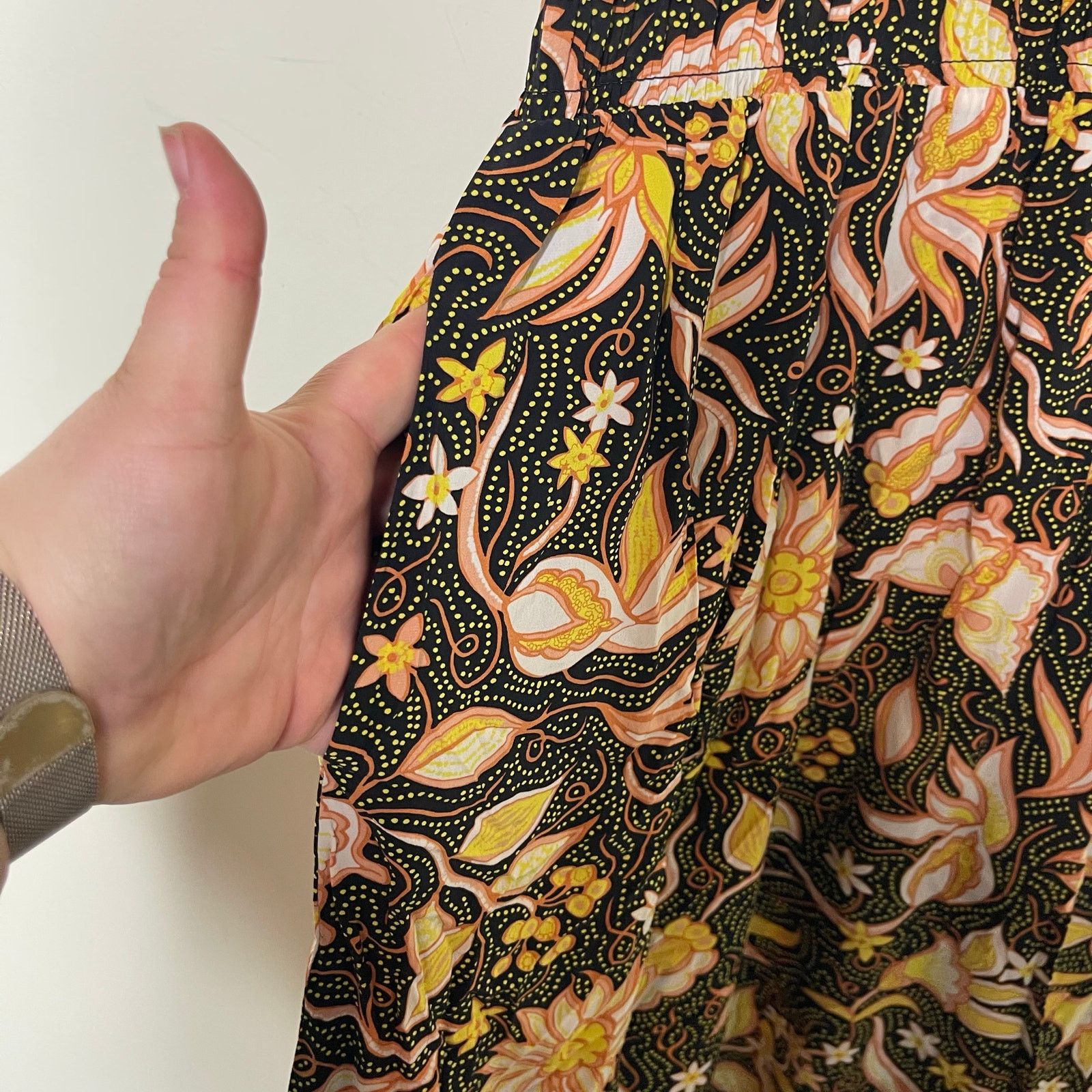 The Kooples The Kooples Long Summer Dress With All-Over Floral Motif Size M / US 6-8 / IT 42-44 - 8 Thumbnail