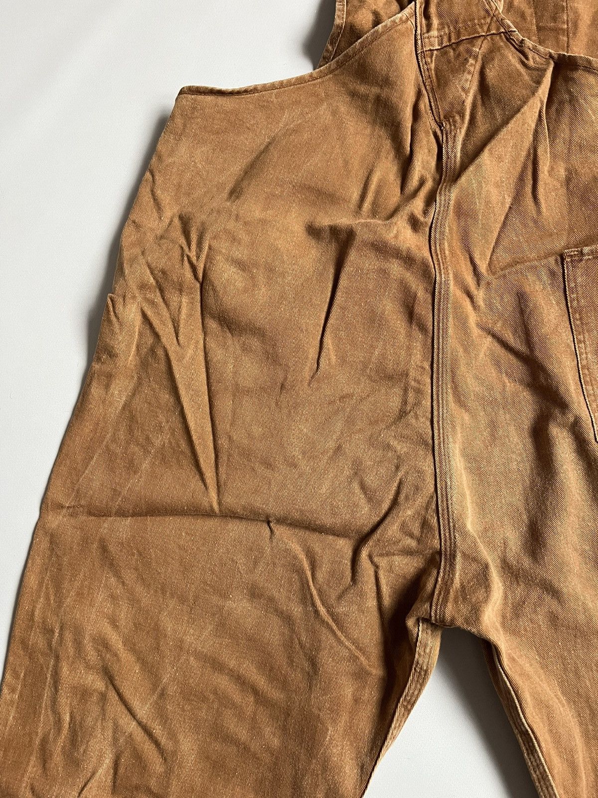 Vintage Vintage 50s 60s Men Work Wear Denim Gripwell Orange Overall Size US 36 / EU 52 - 8 Thumbnail