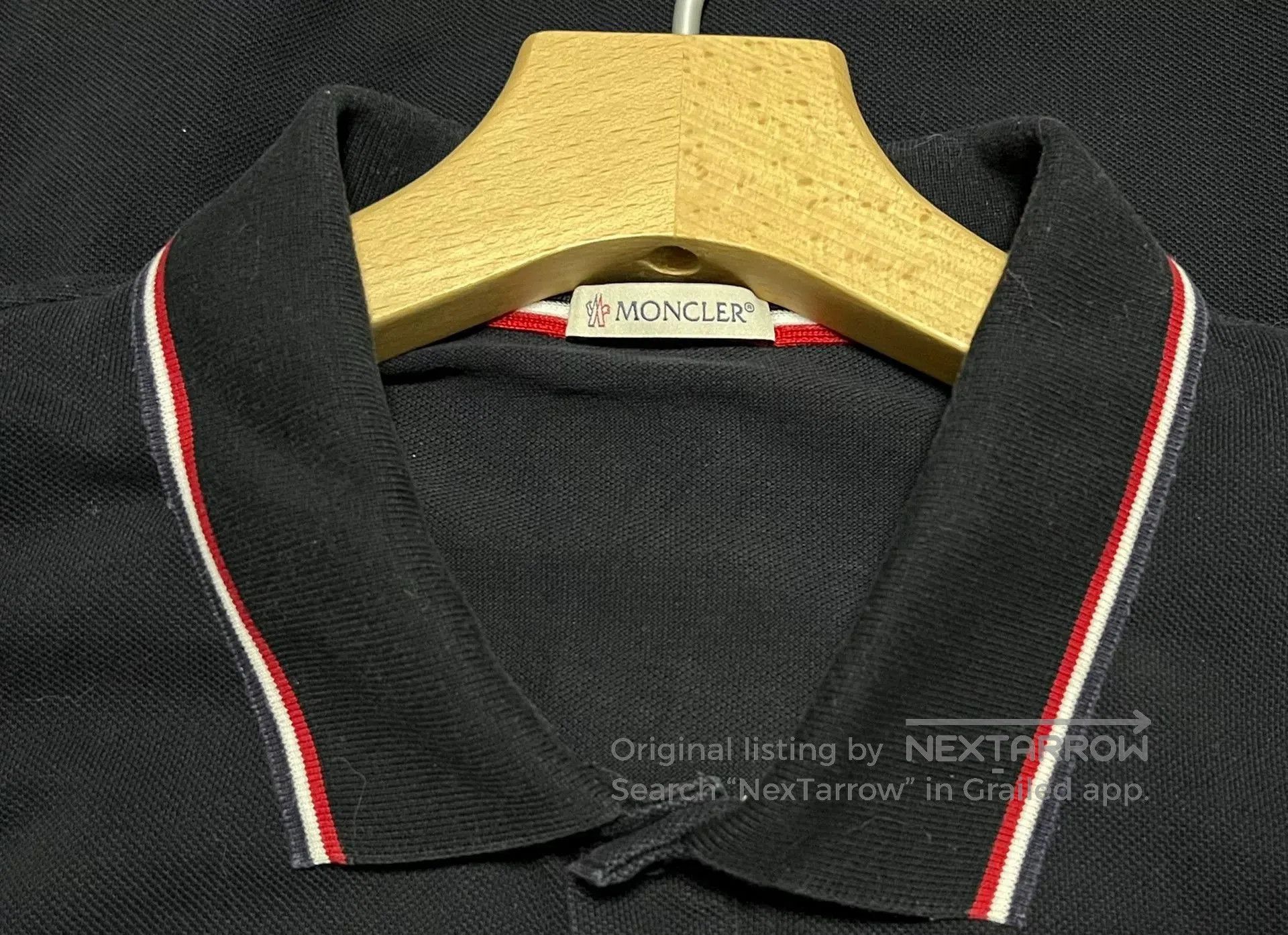 Moncler Moncler Men's Polo Shirt with Logo. Size US XXL / EU 58 / 5 - 5 Thumbnail