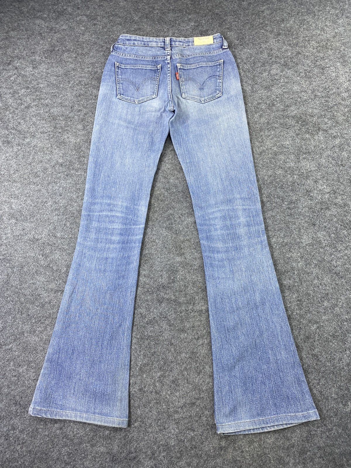 Levi's Vintage Levis Perfect Body Flare Blue Wash Jeans - J1024 Size 25" / US 0 / IT 36 - 5 Thumbnail
