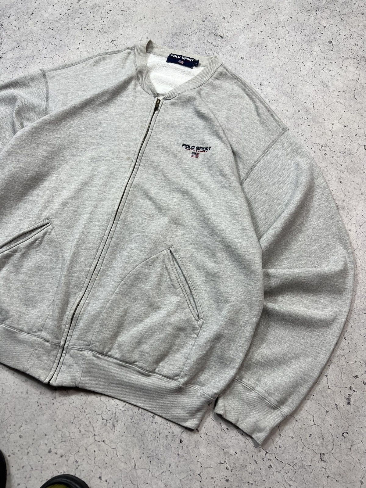Ralph Lauren Sport VINTAGE POLO SPORT Ralph Lauren Zip Up Cotton Jacket Size US L / EU 52-54 / 3 - 3 Thumbnail