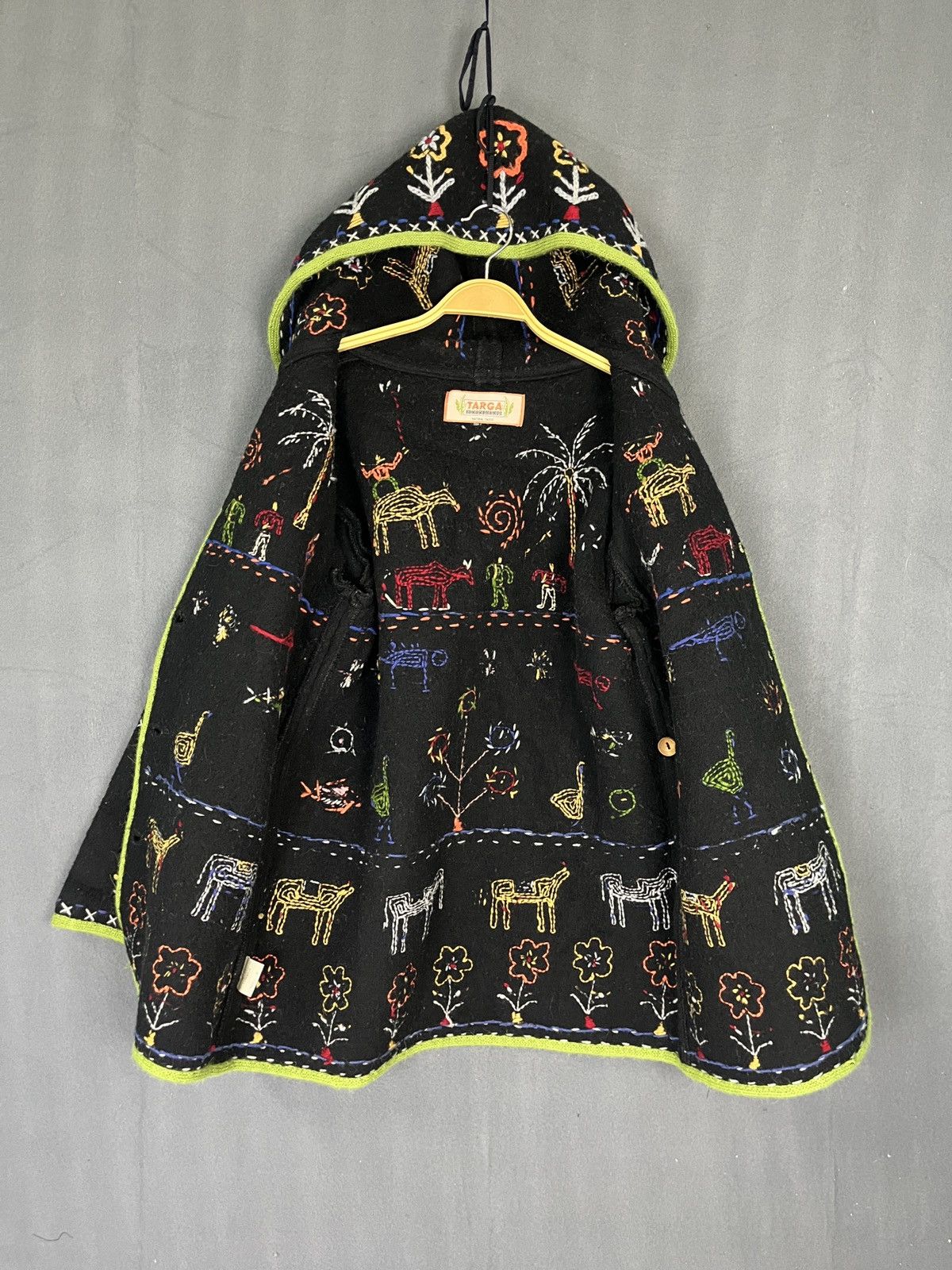 Native × Vintage Ancient Art Relic Style Wool Embroidered Jacket Made in Peru Size US M / EU 48-50 / 2 - 10 Thumbnail