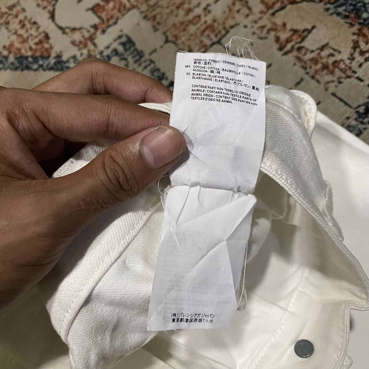 Balenciaga Balenciaga white jeans Casual pants 2015 Reguler Size US 34 / EU 50 - 6 Thumbnail
