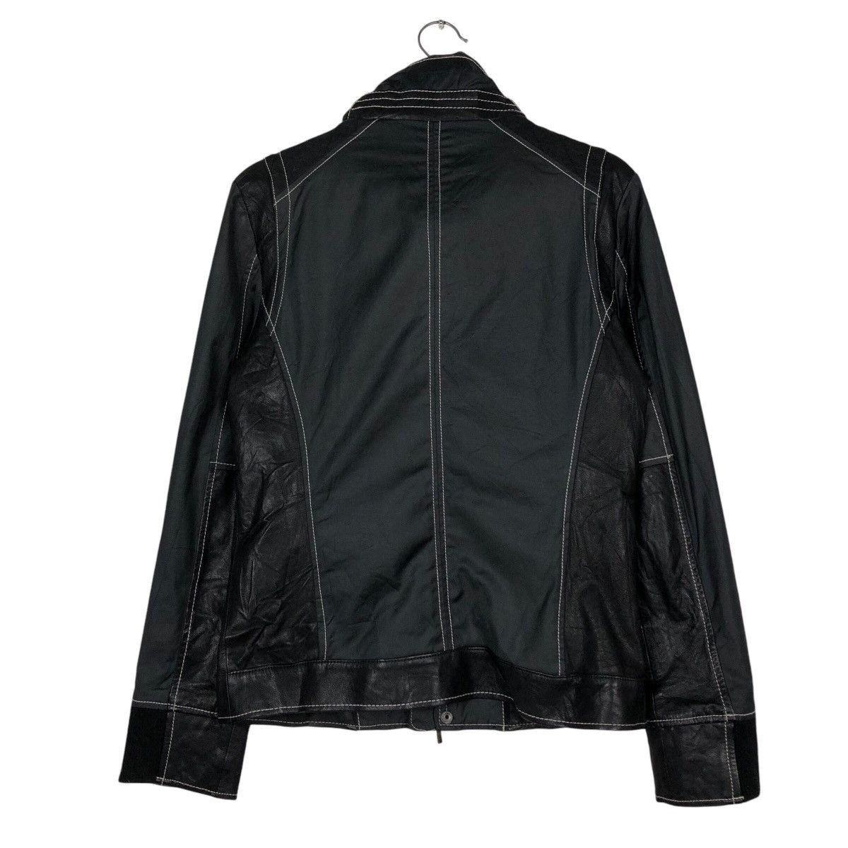 Japanese Brand 📌Cropped Biker Leather Jacket Comme Ca Du Mode Men Size US S / EU 44-46 / 1 - 9 Thumbnail