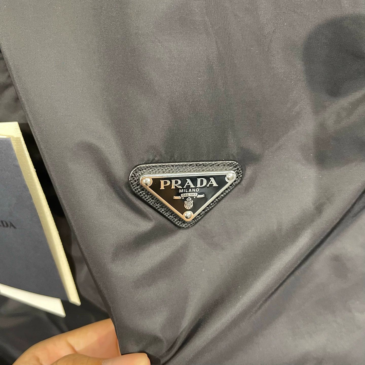 Prada Prada Triangle Logo Nylon-Cotton Padded Jacket Size US M / EU 48-50 / 2 - 4 Thumbnail