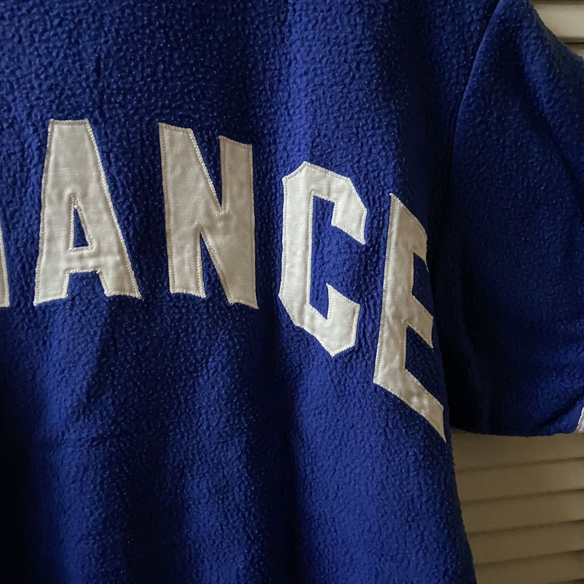 Vintage Vintage 50’s Era Blue Warm Up Terry Snap Shirt Jersey Size US S / EU 44-46 / 1 - 10 Thumbnail