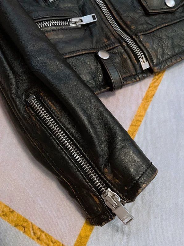 Saint Laurent Paris Saint Laurent Paris Tailored motorcycle leather jacket-2506 Size US S / EU 44-46 / 1 - 7 Thumbnail