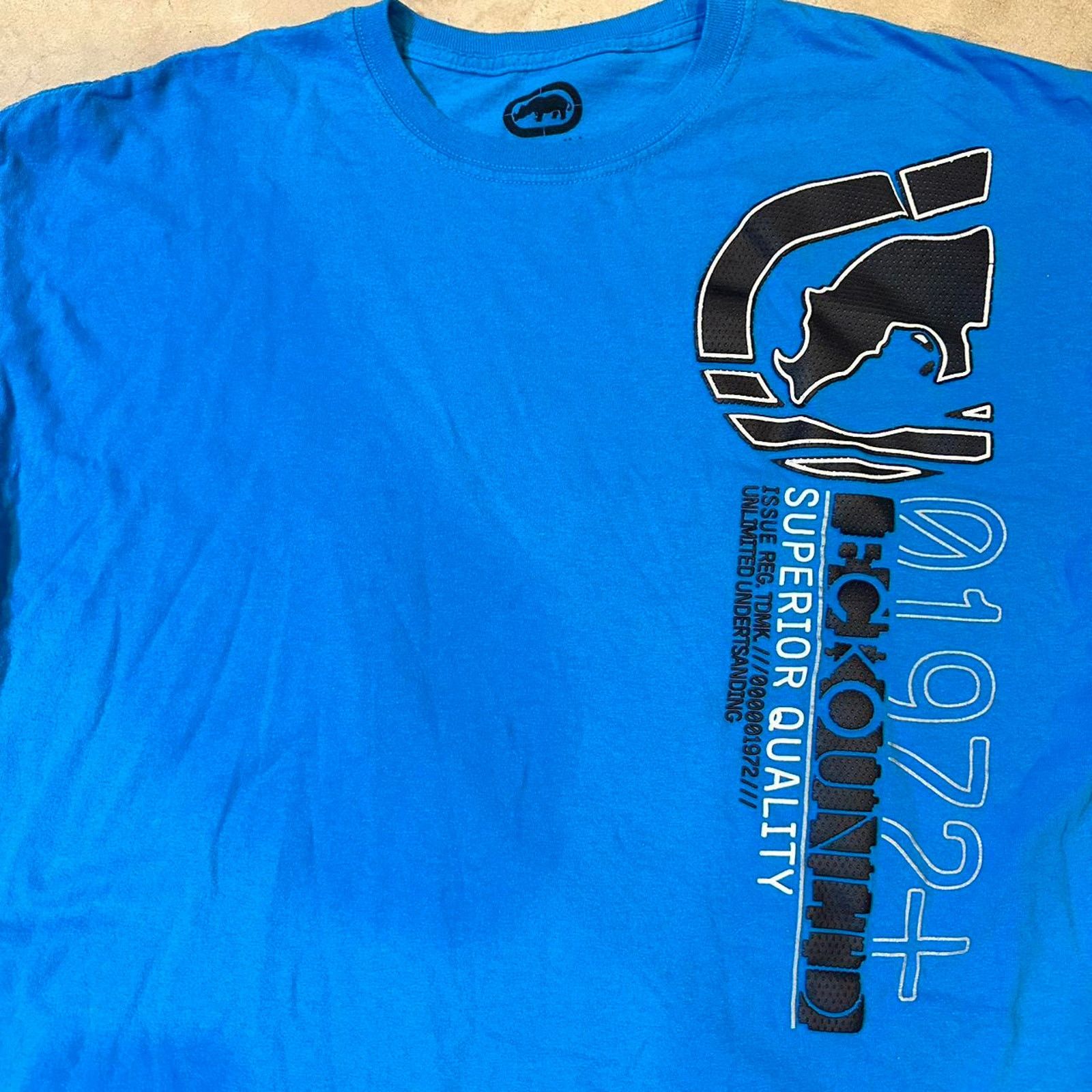 Ecko Unltd. Blue Ecko Unltd Rhino Shirt Size XL Size US XL / EU 56 / 4 - 2 Thumbnail