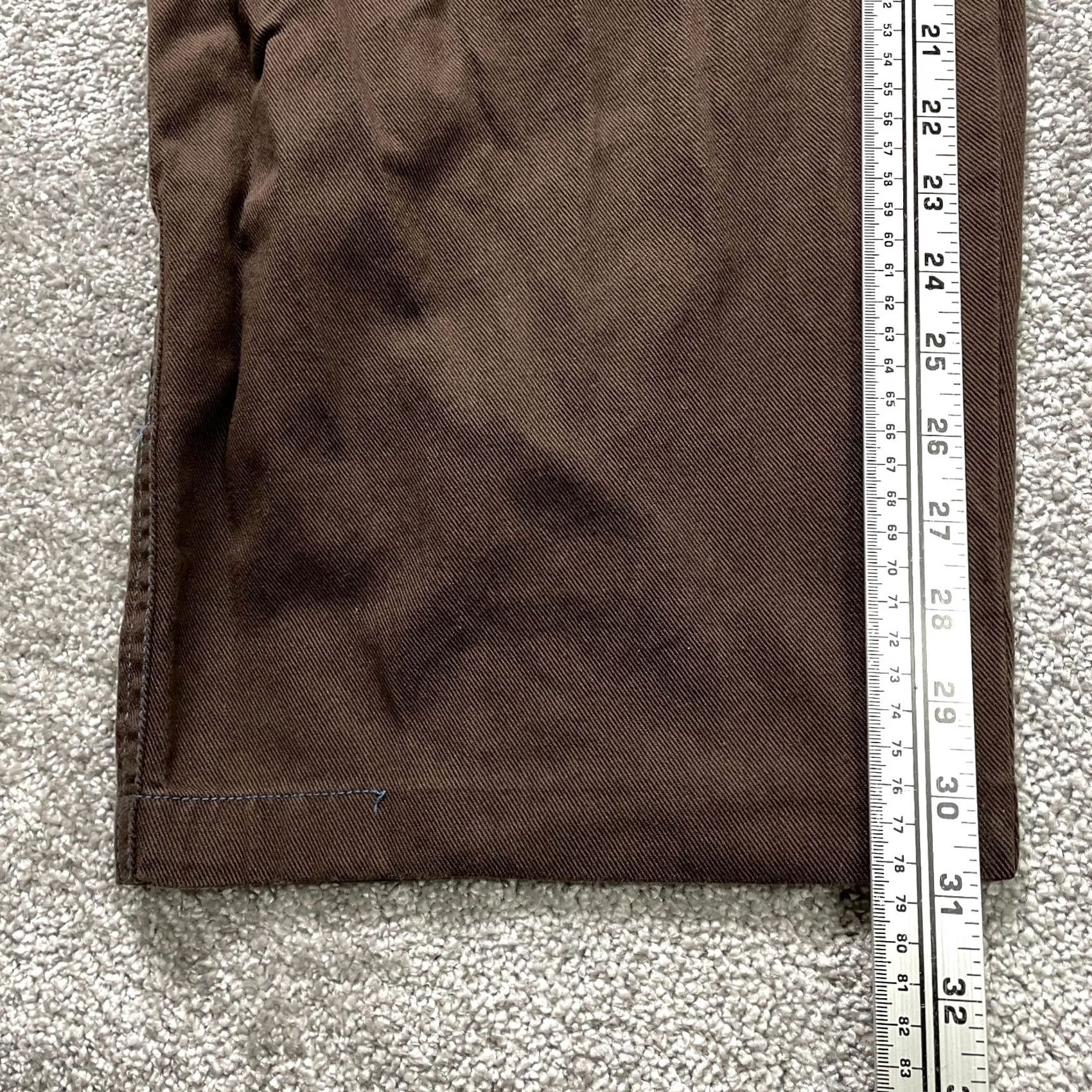 Vintage Unbranded Pants Womens Plus 40 Brown Classic Fit Straight Ladies Slacks 40x31 Size 27" / US 4 / IT 40 - 4 Thumbnail