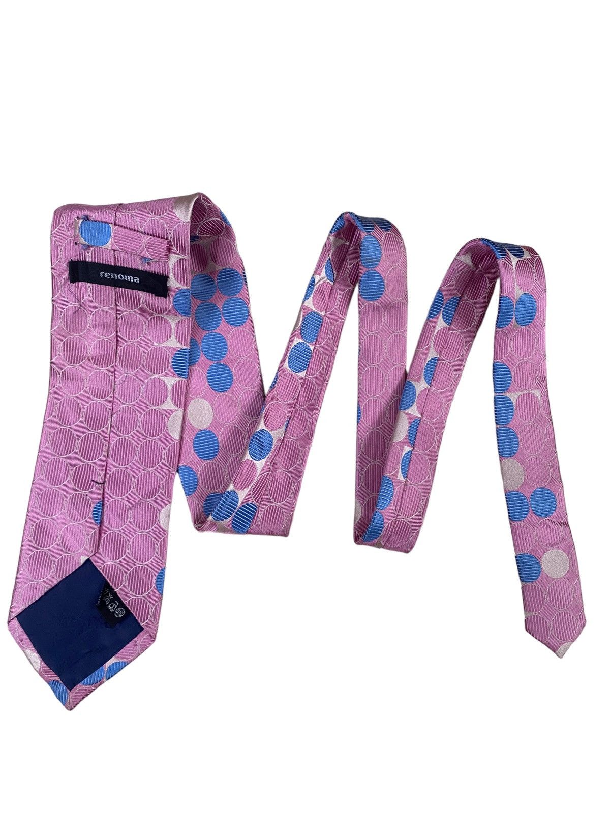 Renoma RENOMA Paris pink tie silk Size ONE SIZE - 2 Thumbnail