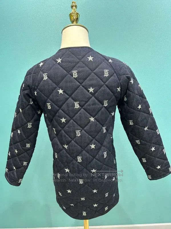 Burberry Burberry Blue Star Logo Quilted Cotton Coat. Size M / US 6-8 / IT 42-44 - 1 Thumbnail