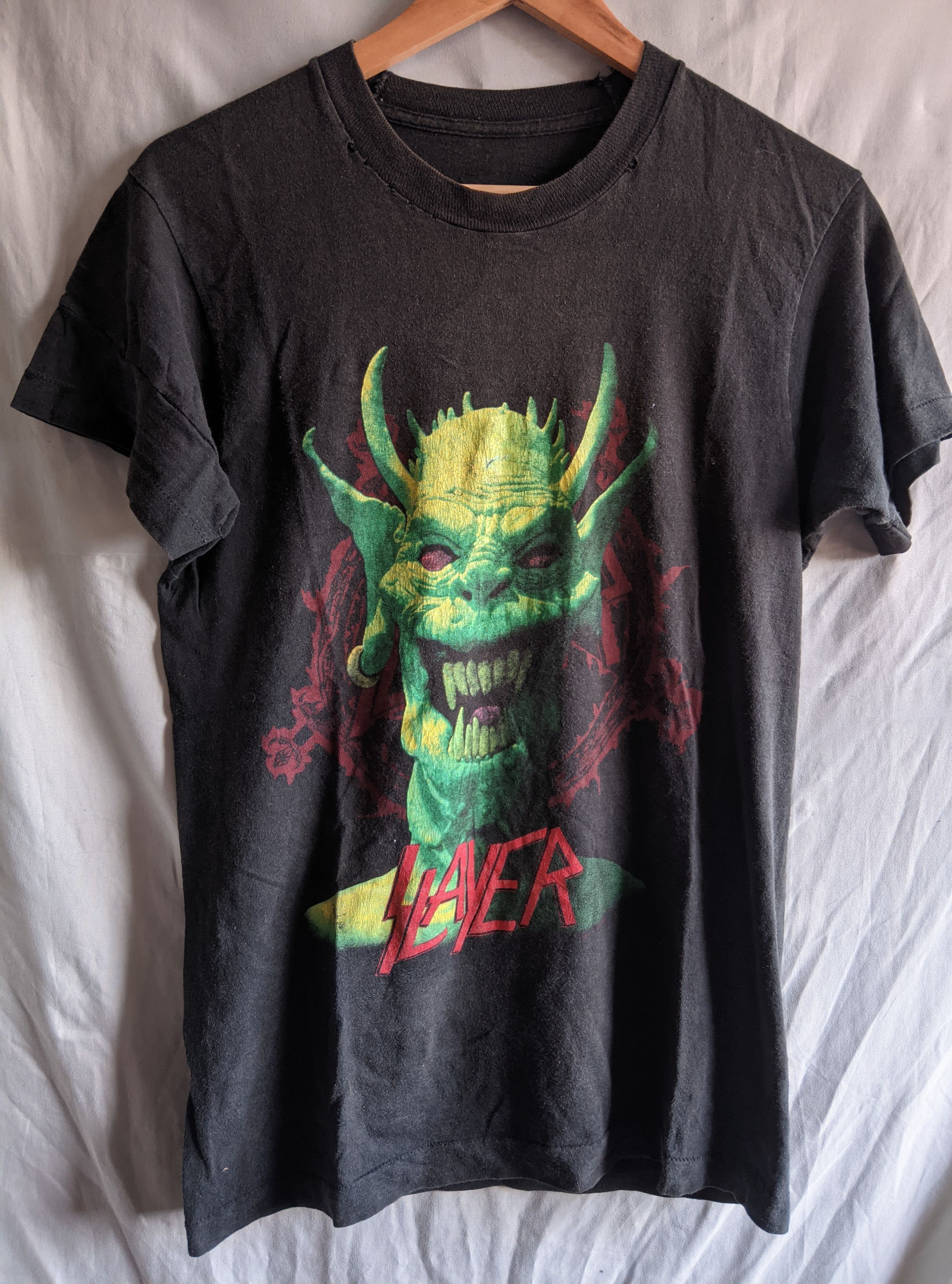 トップス Vintage 1994 Slayer / Circle of Beliefs 1994 - Slayer - Circle of Beliefs | TShirtSlayer TShirt and
