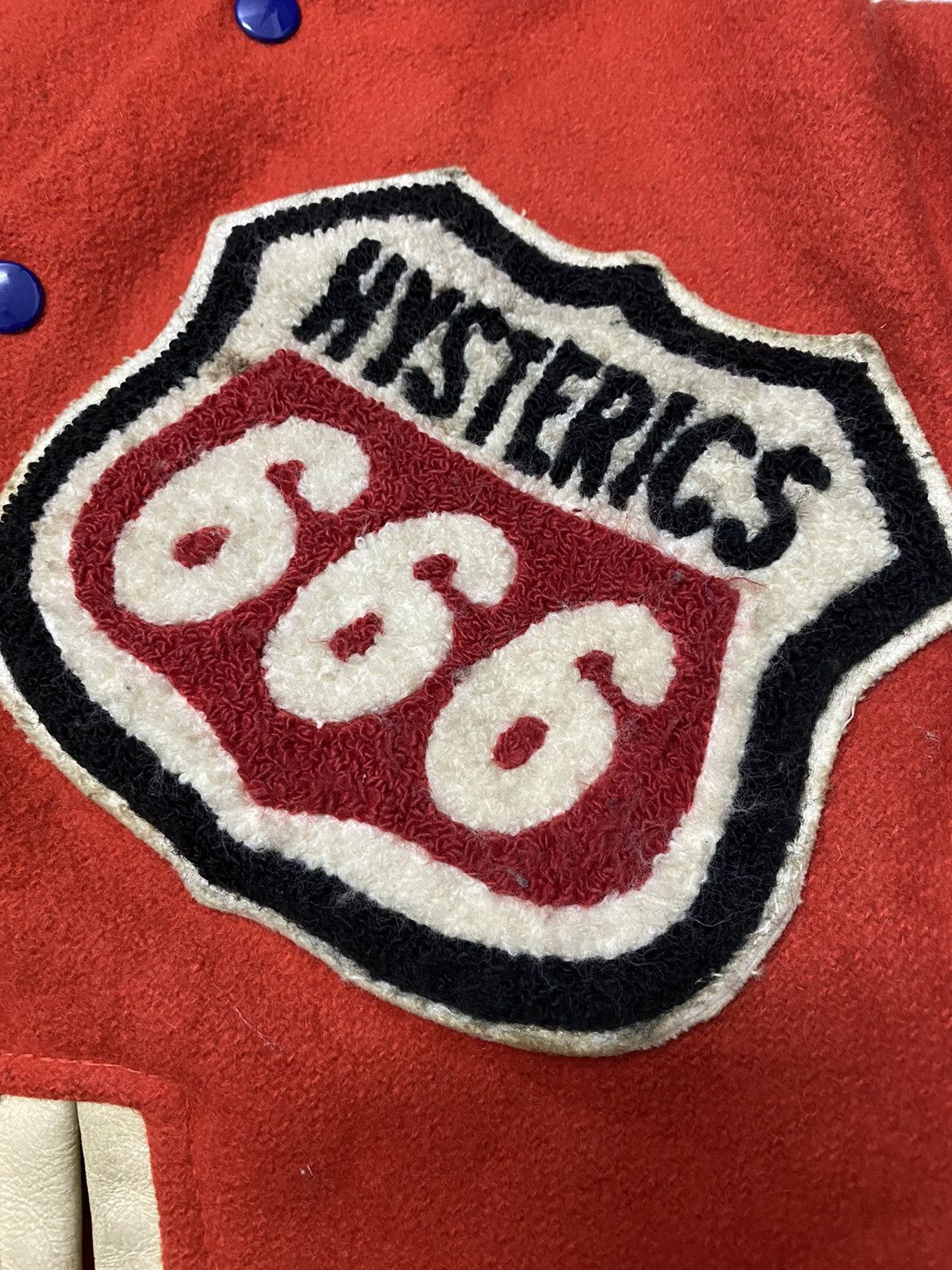 Vtg 90s Hysteric Glamour 666 Jacket Varsity Red Colour
