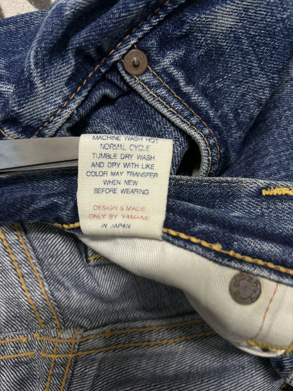 Evisu Vintage 00s Evisu Selvedge Loose Distressed Jeans by Yamane Size US 31 - 25 Thumbnail